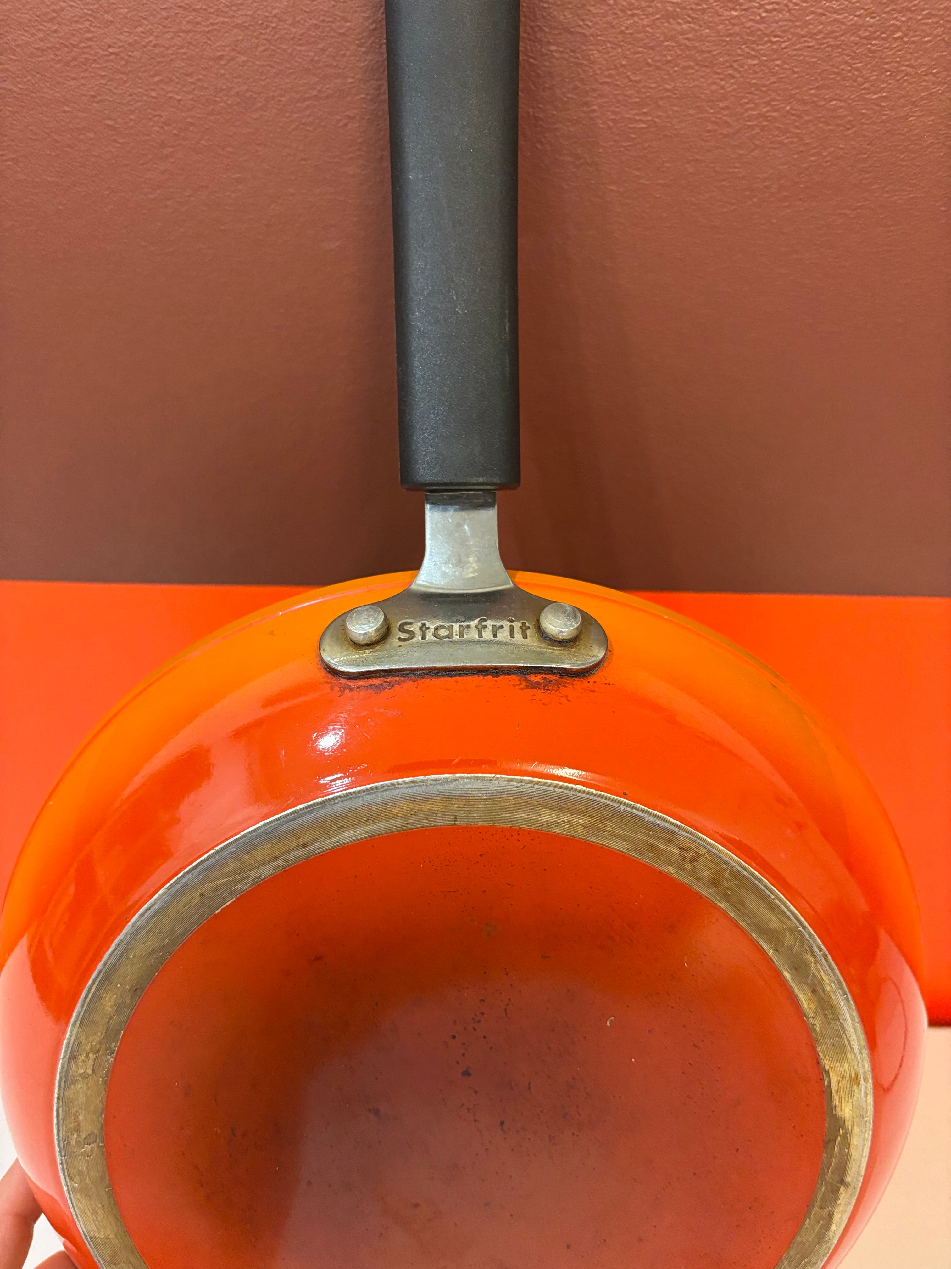 Orange Starfrit The Rock Frying Pan