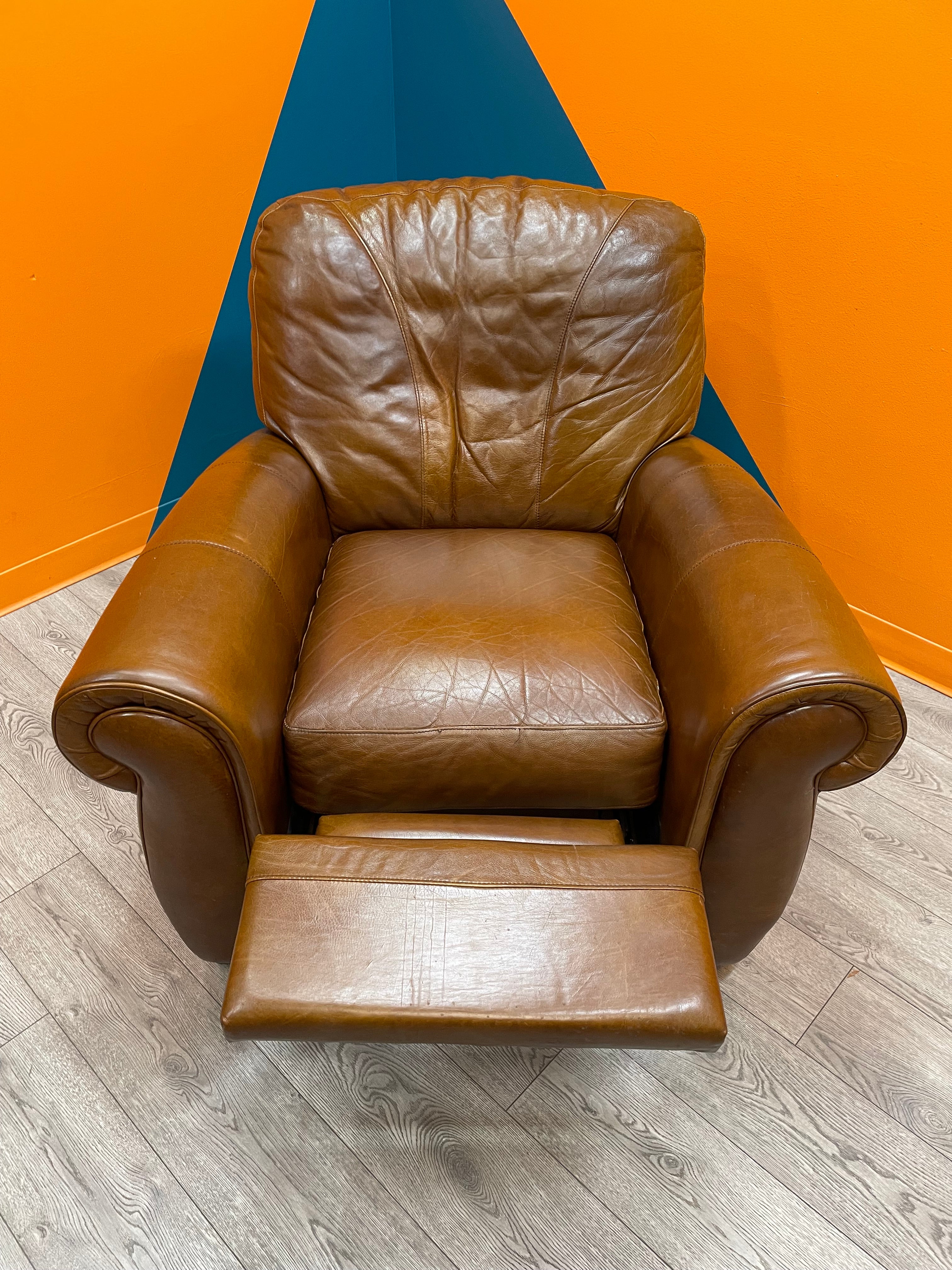 Large Brown Recliner