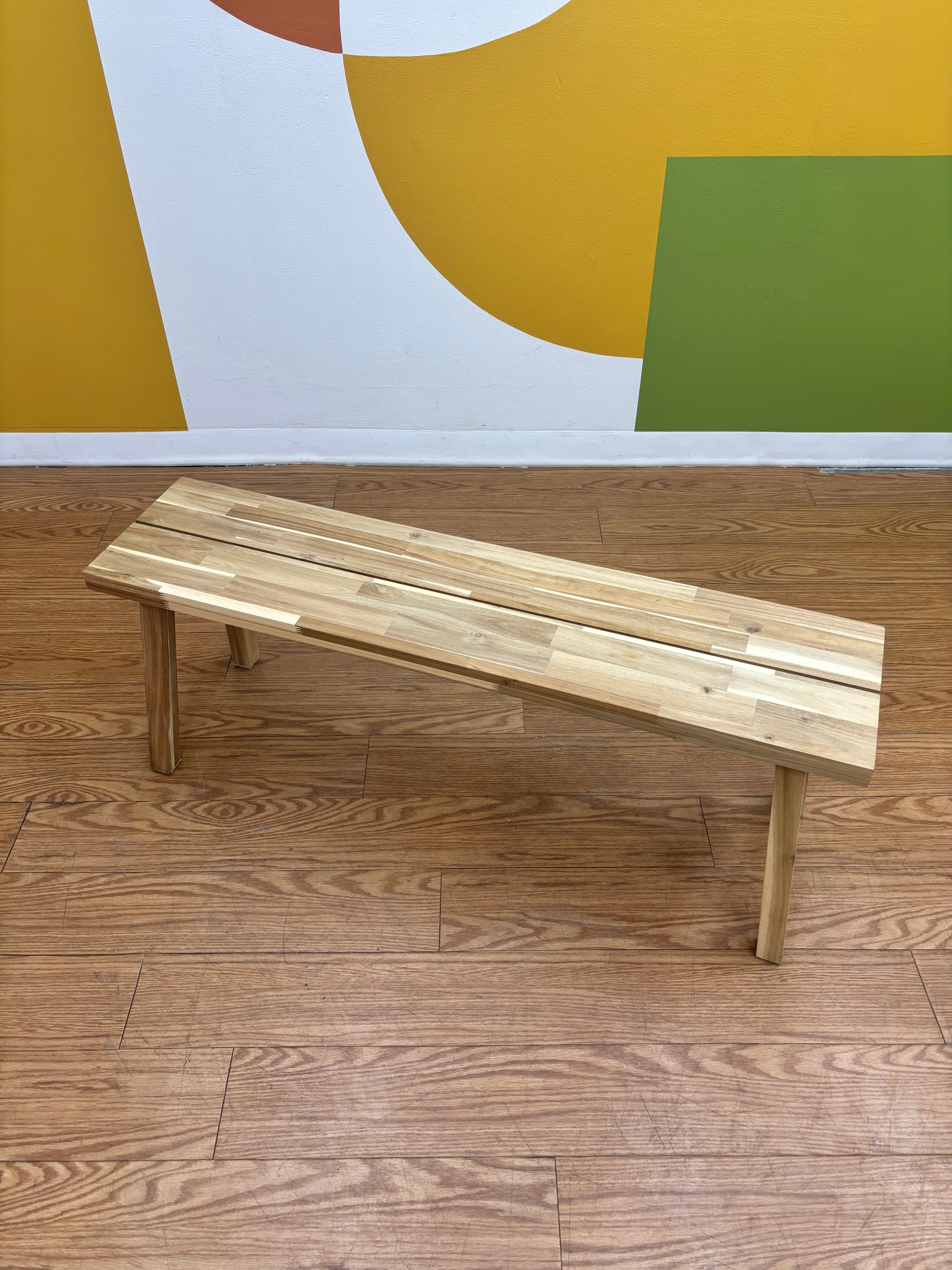 Wood Bench