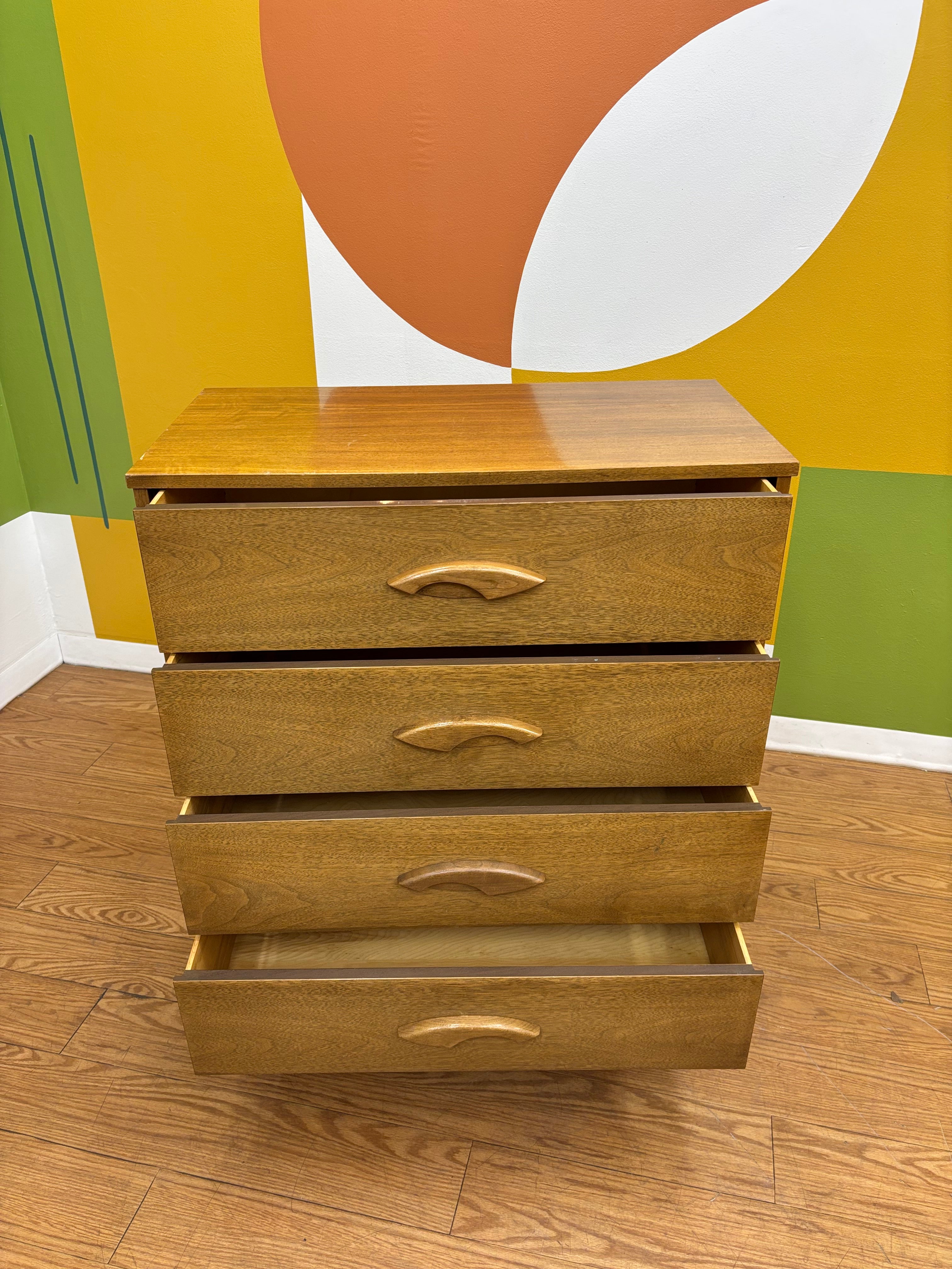 4 Drawer Wood Dresser