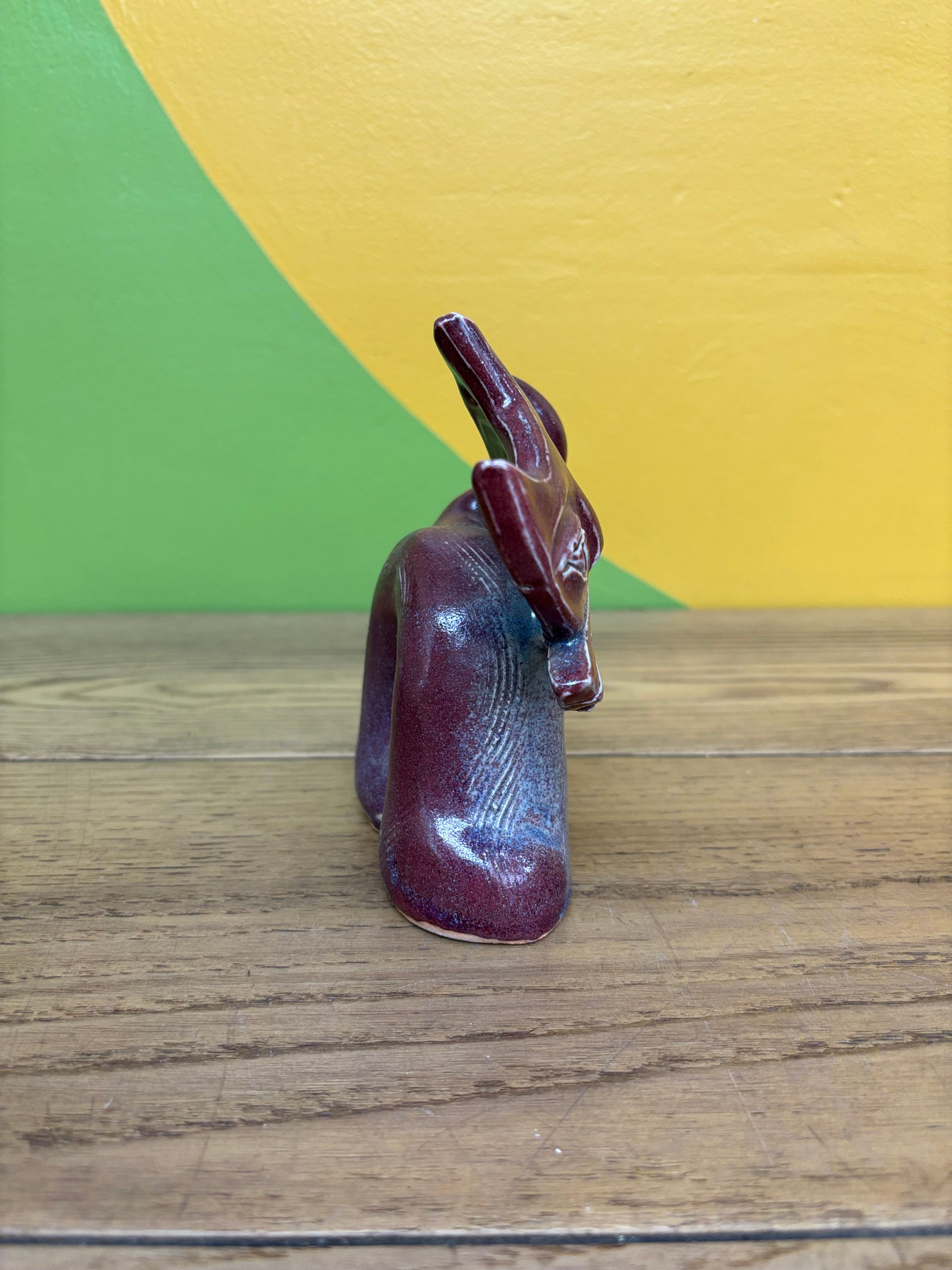 Ceramic Cat Figurine