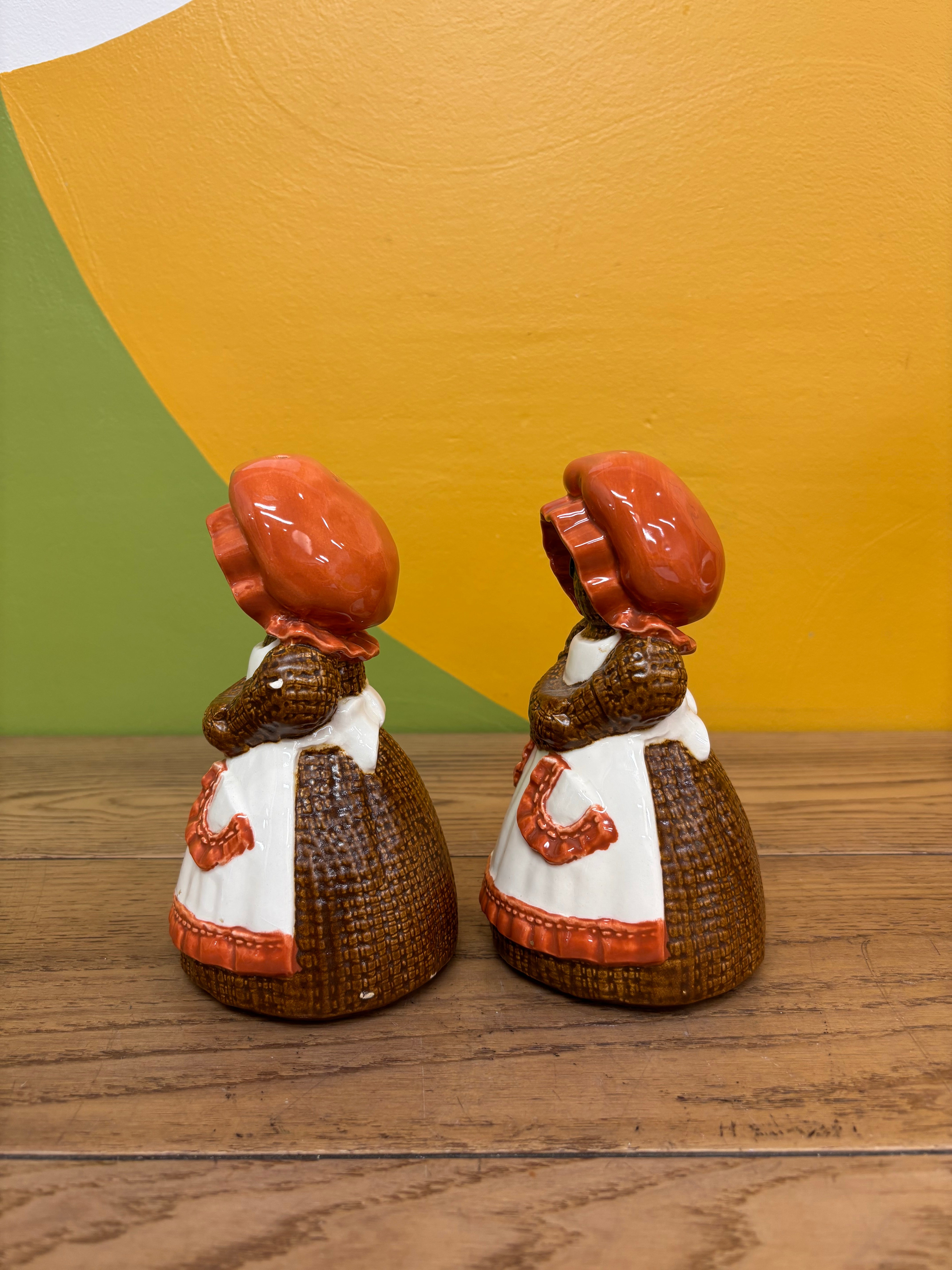 Ceramic Burlap Doll Kitchen Set