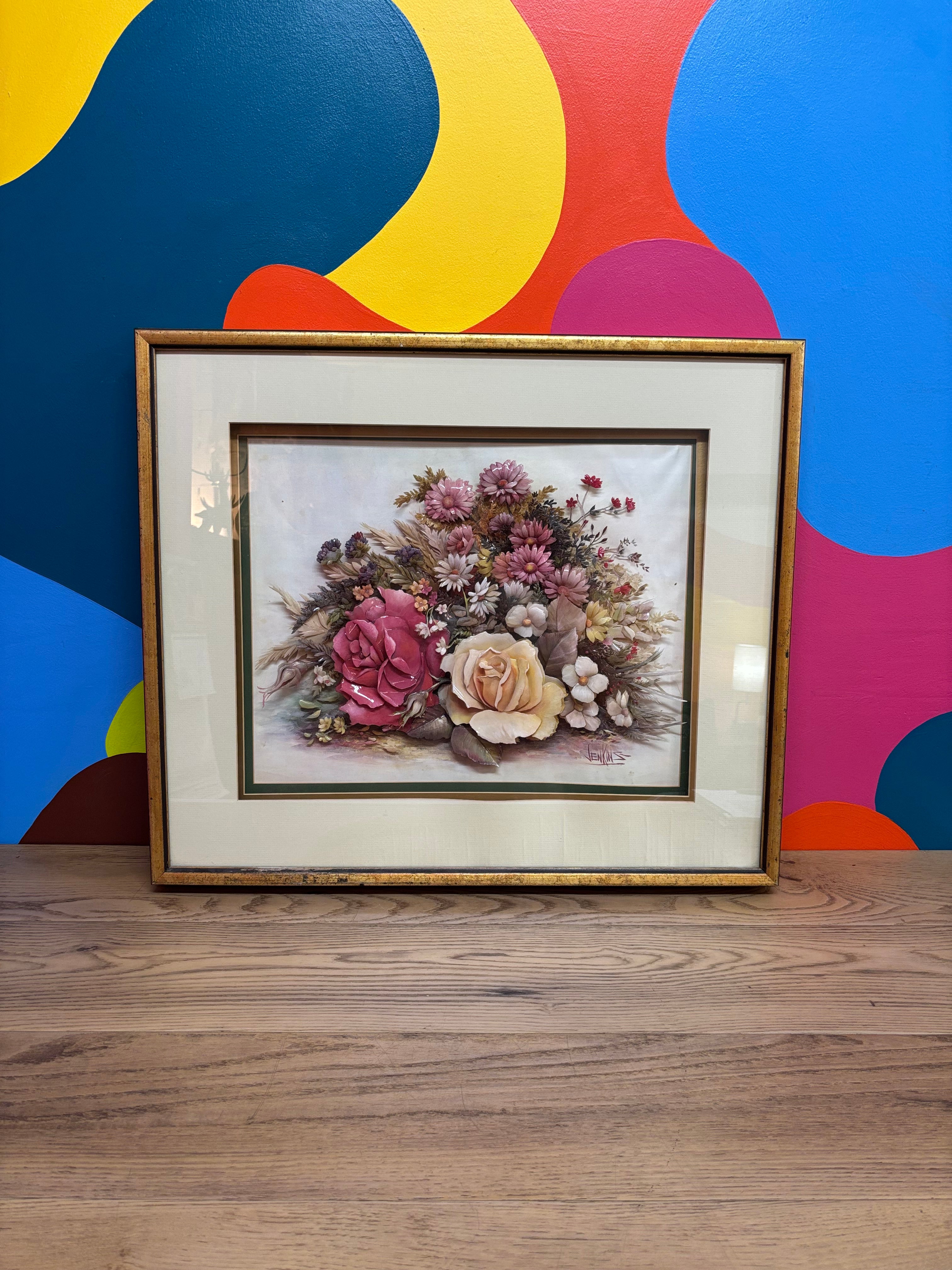 3D Framed Flowers