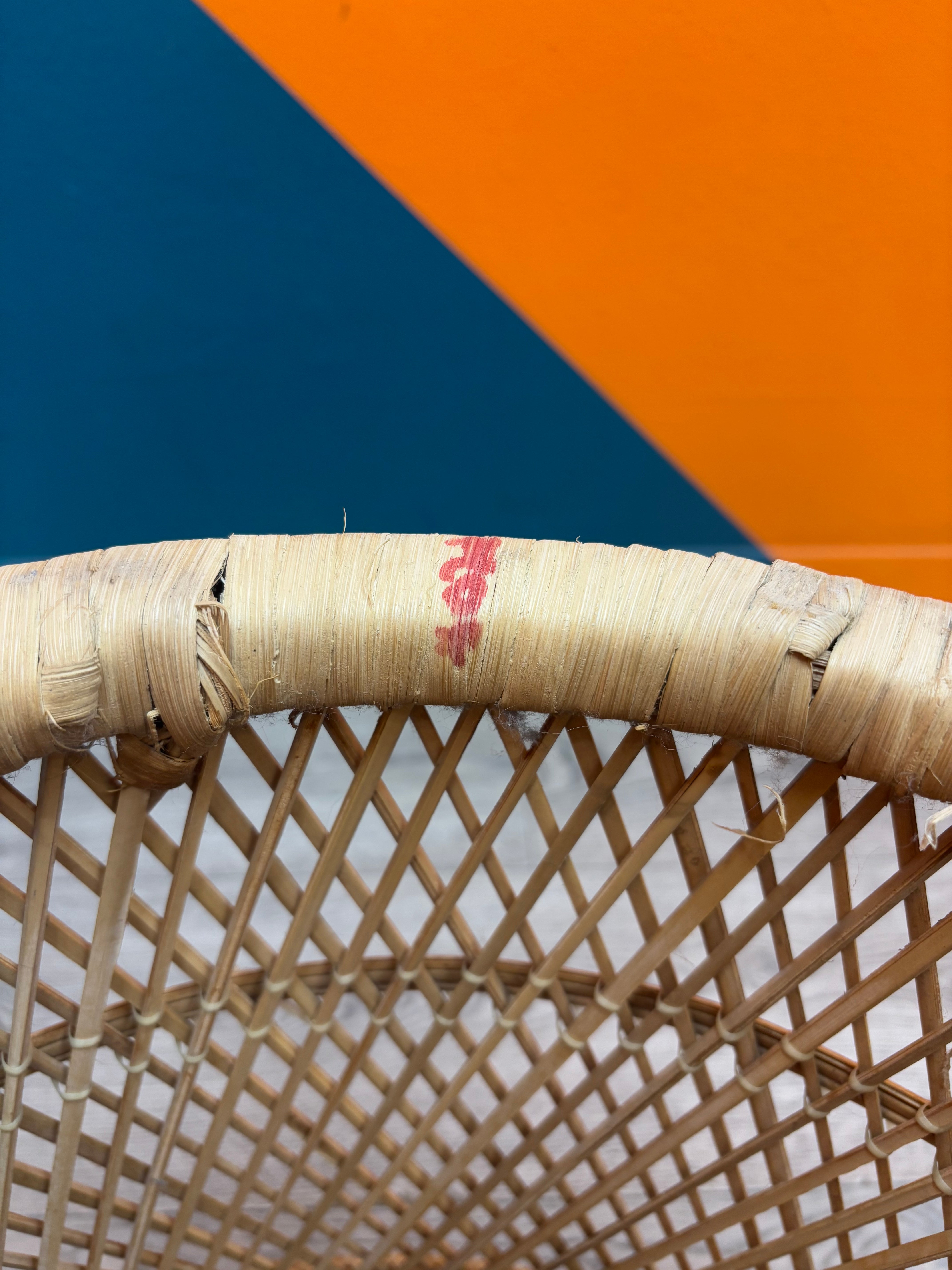 Small Wicker Side Table