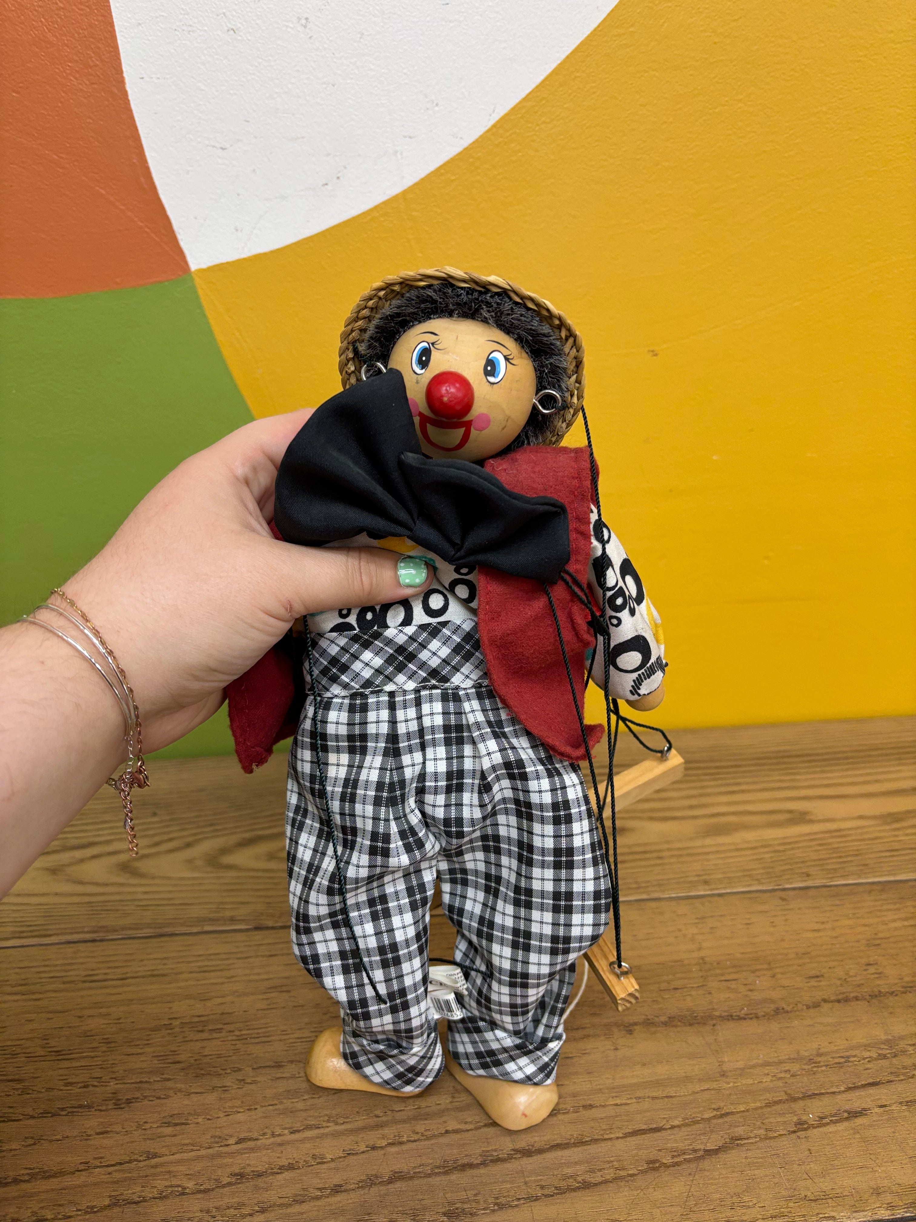 Small Clown Marionette
