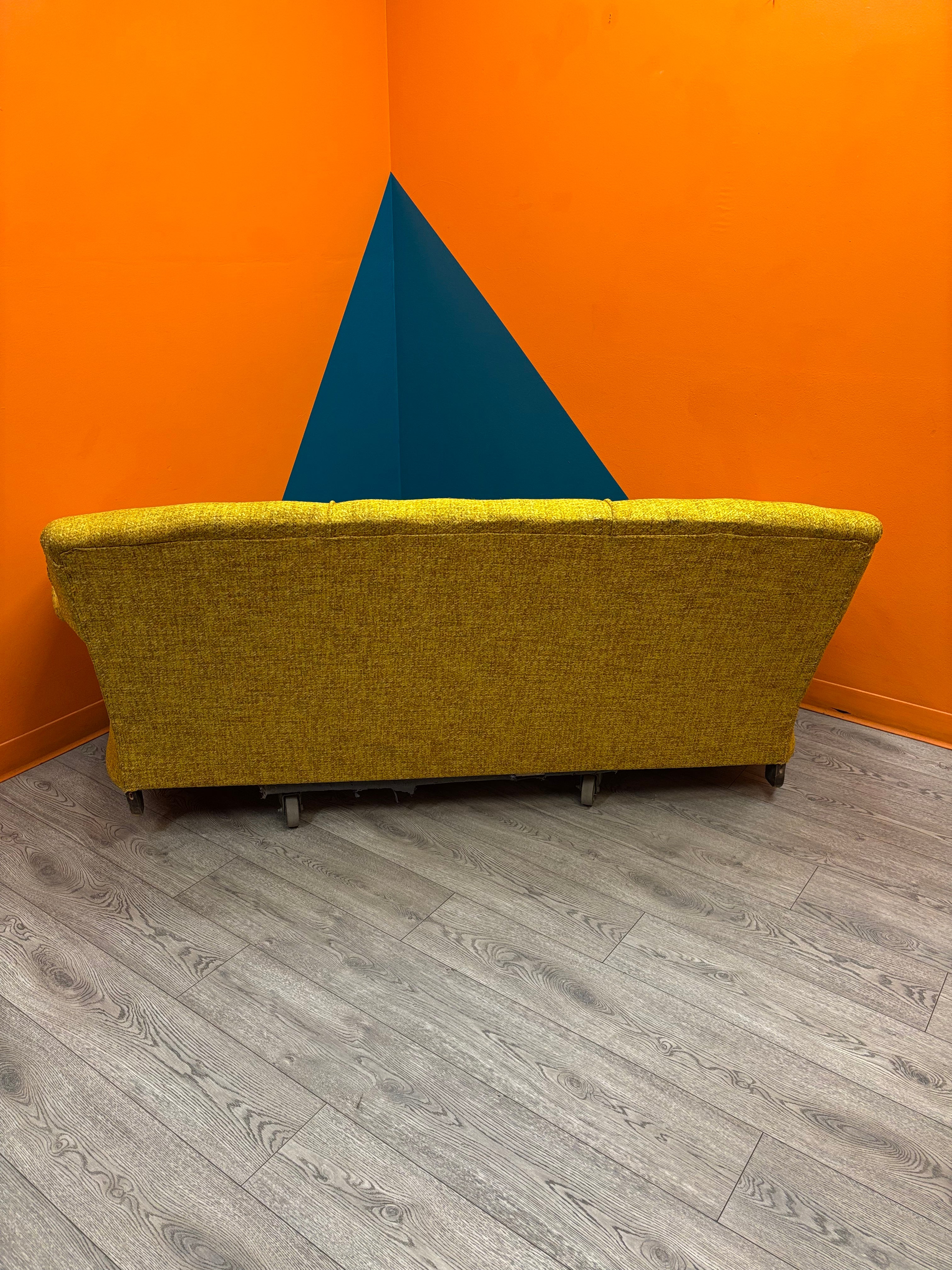 Yellow Fabric Sofa