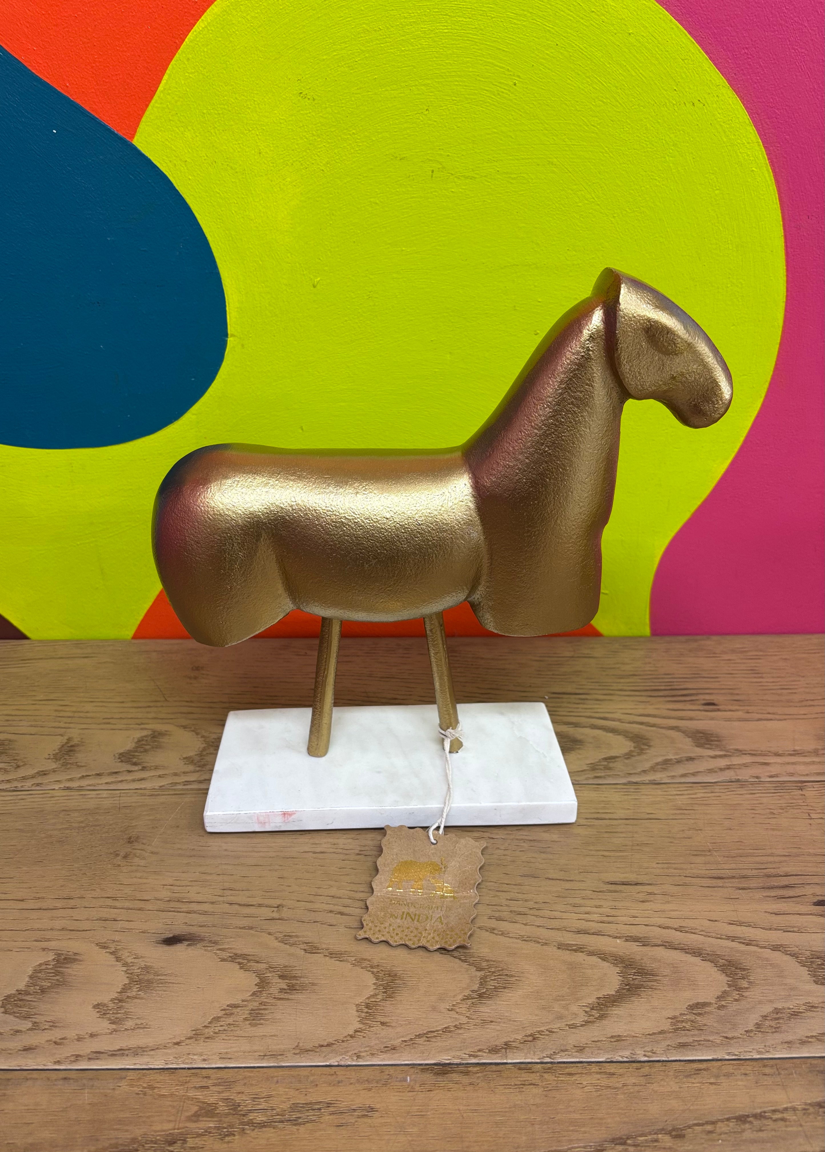 Gold Horse Decor