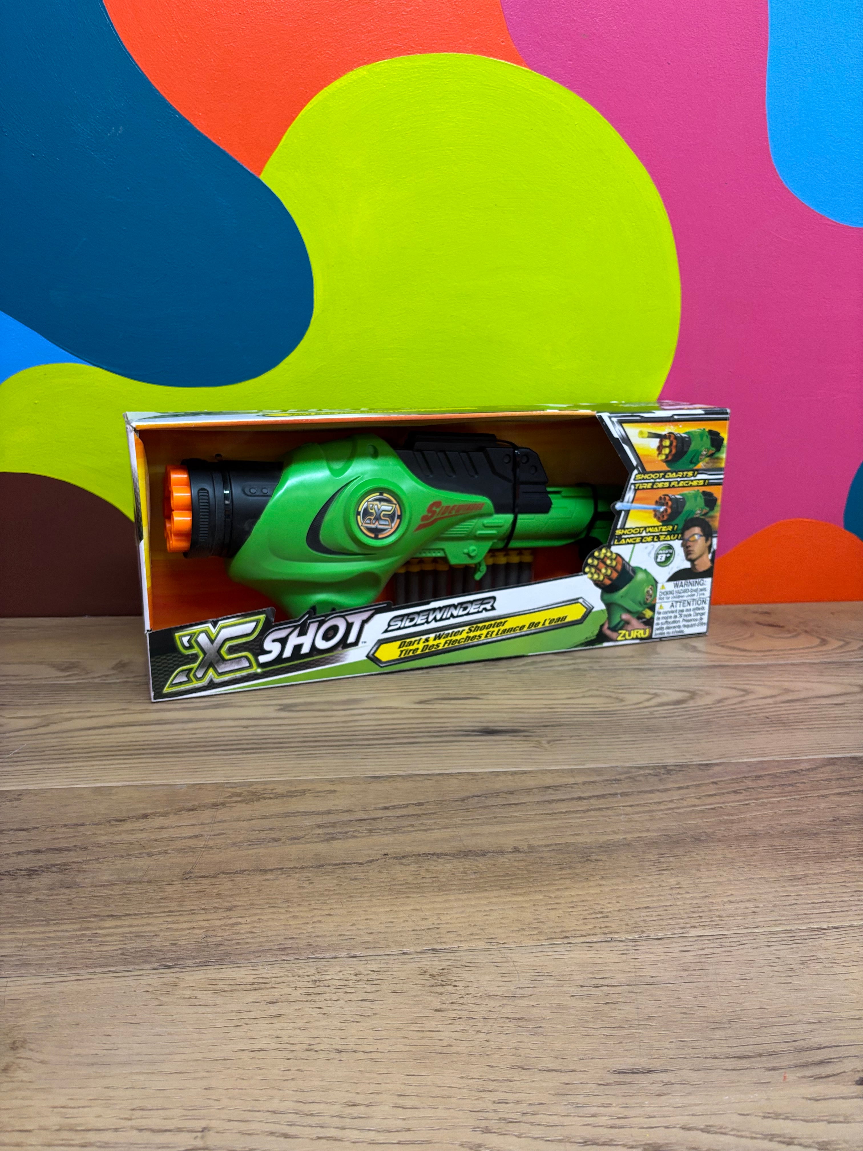 X-Shot Sidewinder Dart & Water Shooter (NEW)