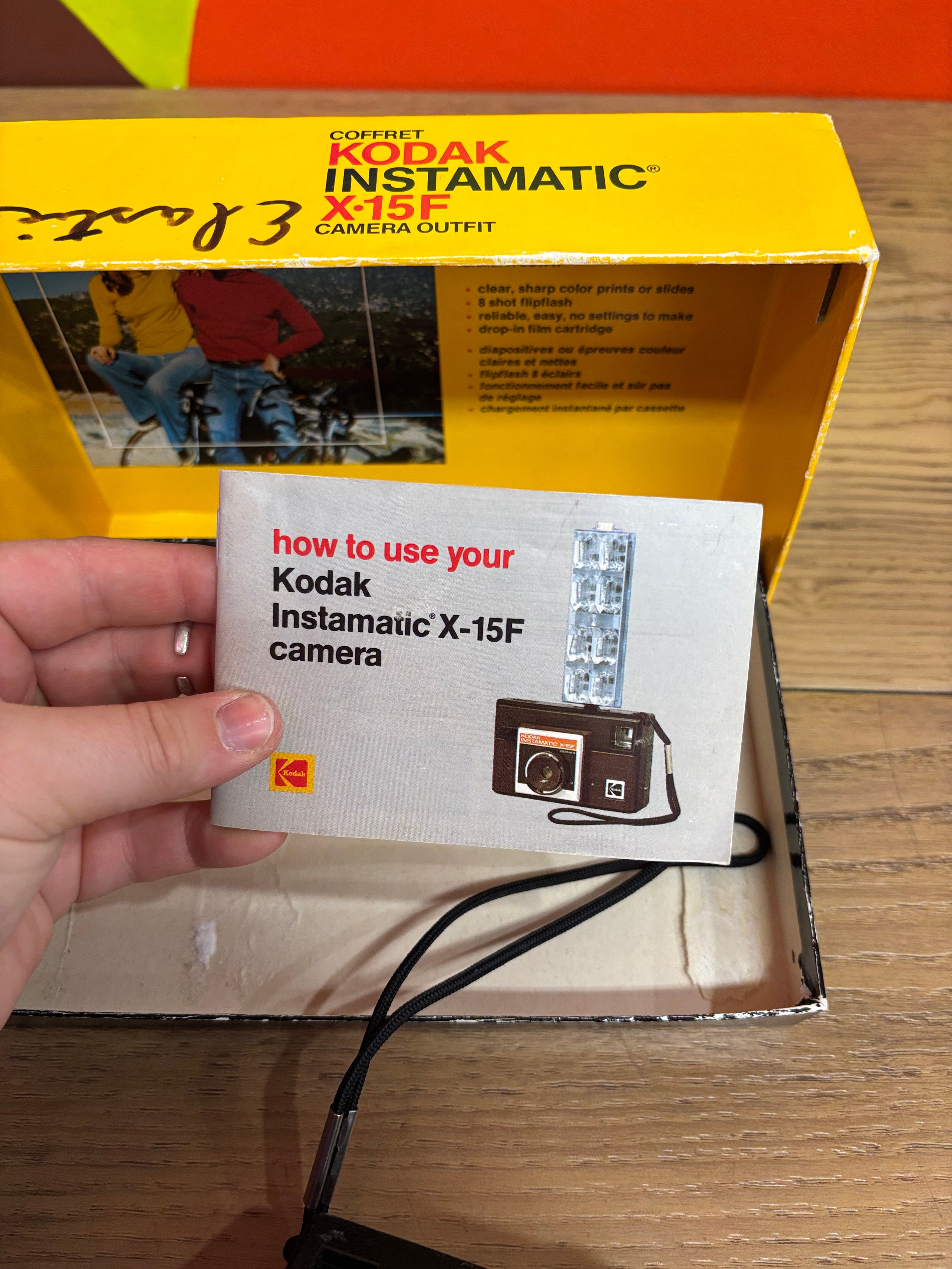 Kodak Instamatic X-15F Film Camera