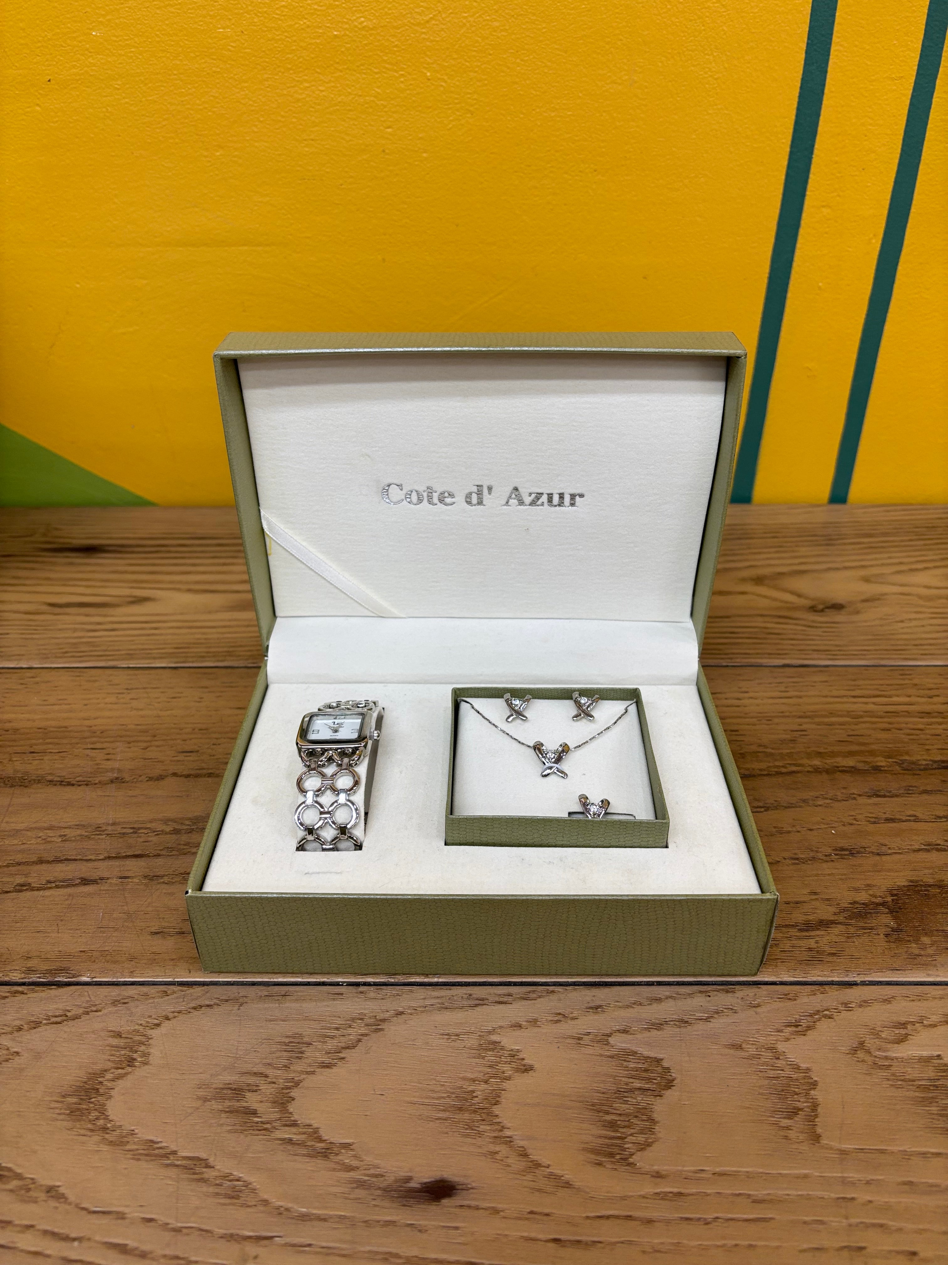 Cote D' Azur Watch and Jewelry Set