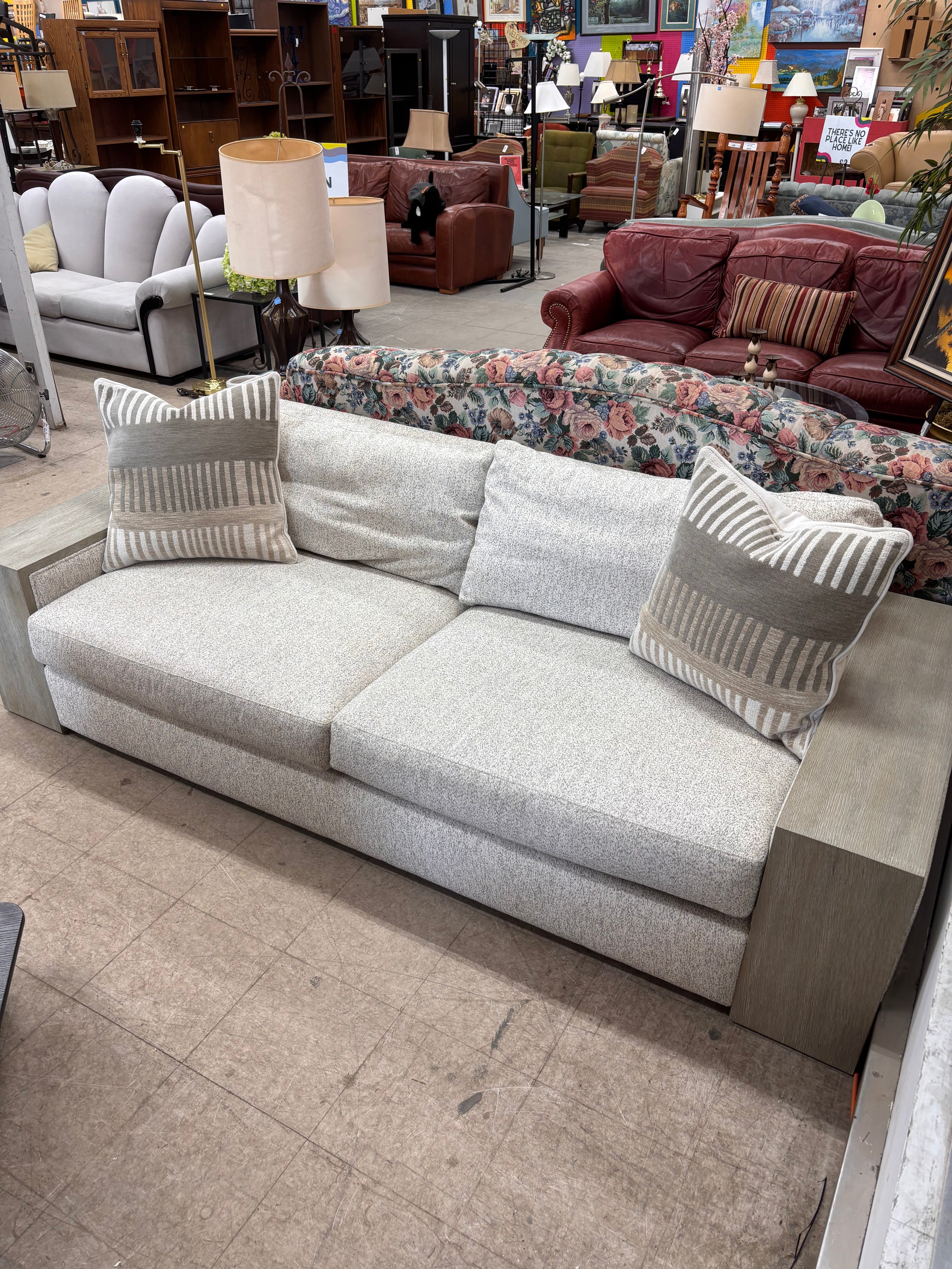 Grey Fabric Sofa #1