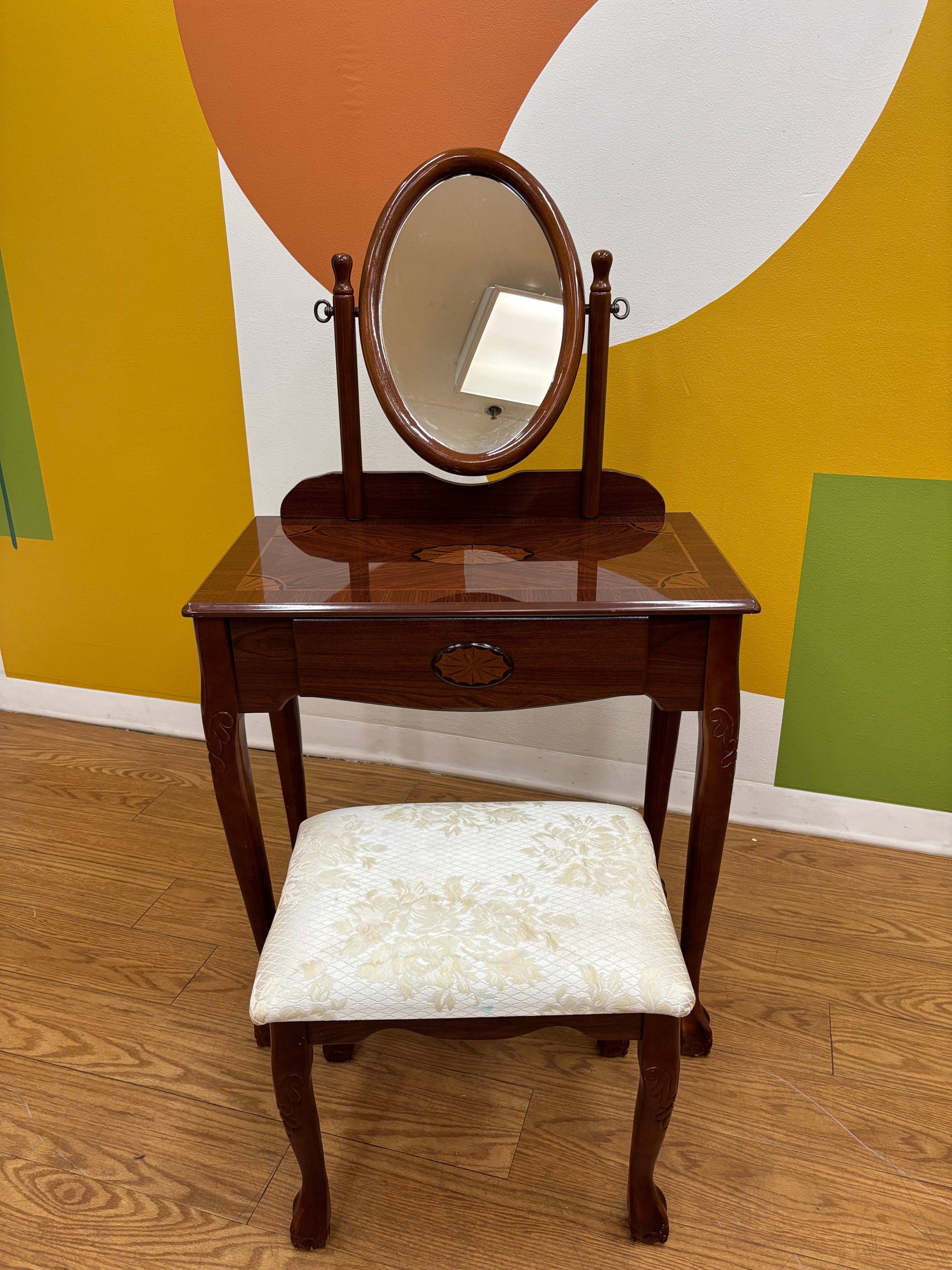 Vanity & Stool Set