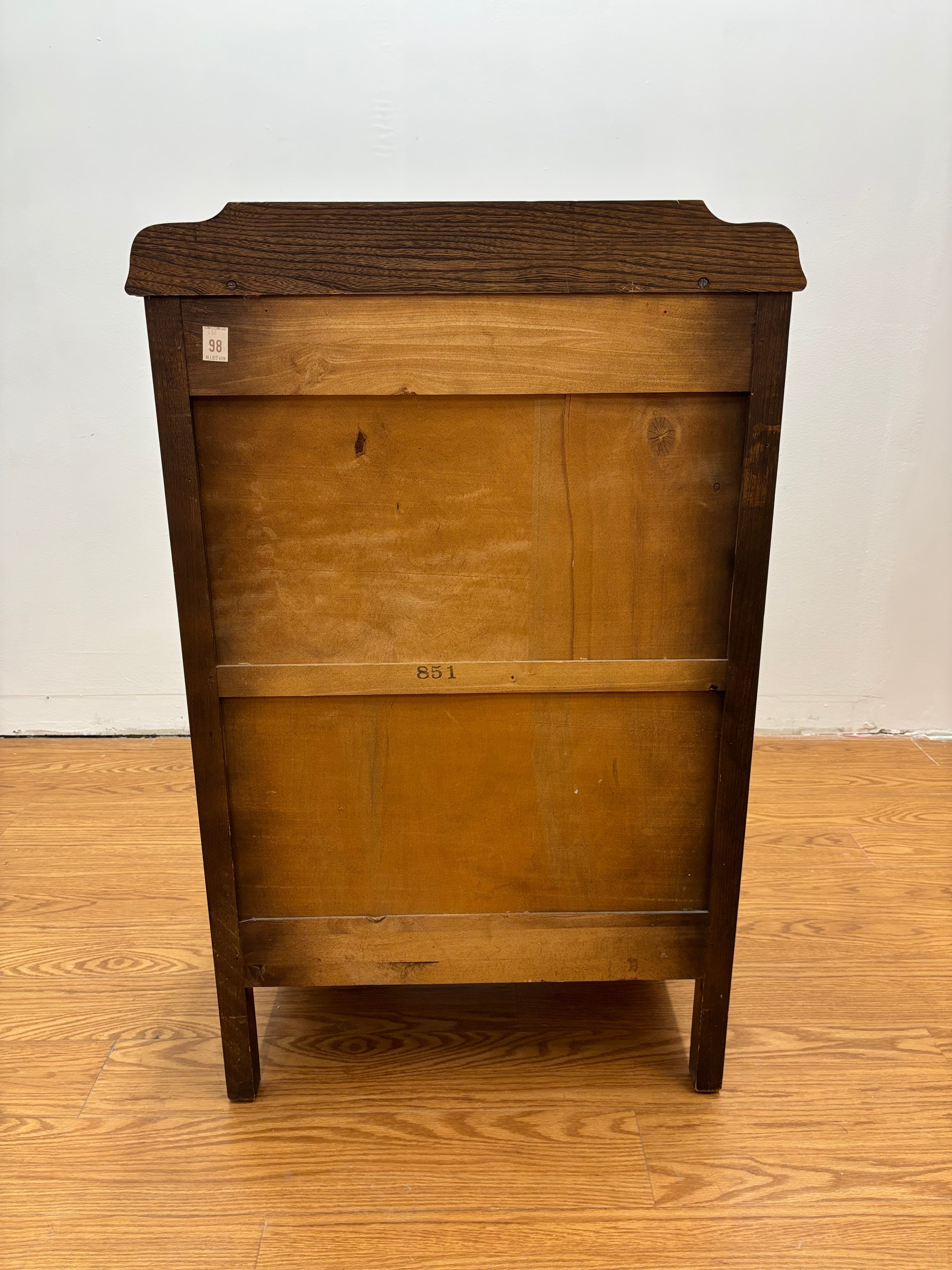 Wood 4 Drawer Dresser