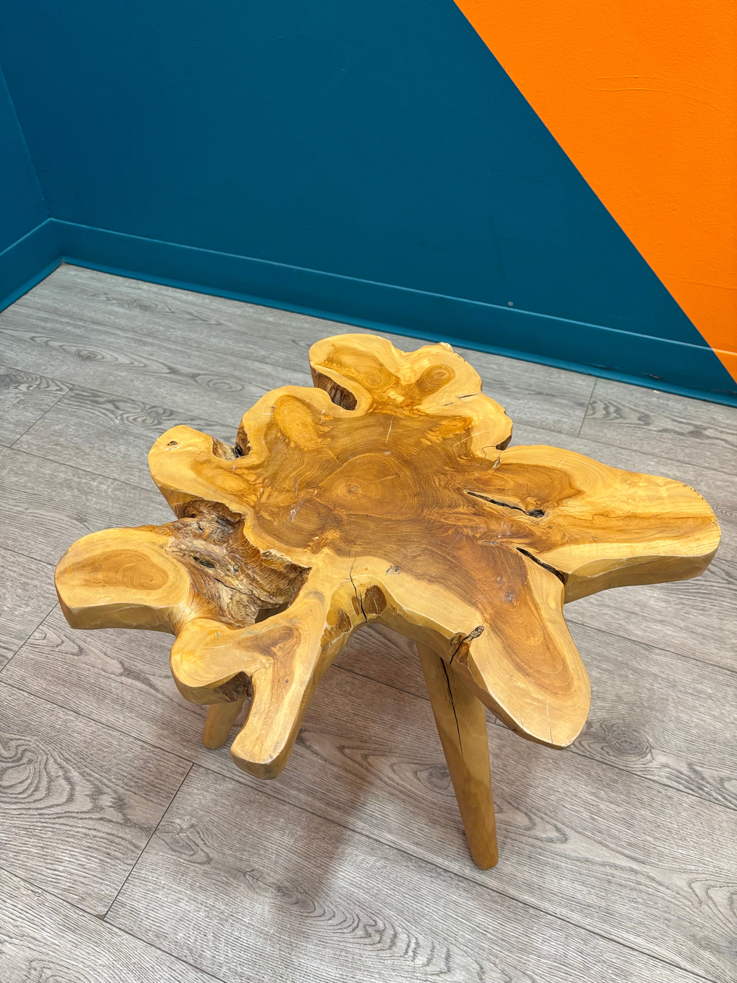 Wood Side Table
