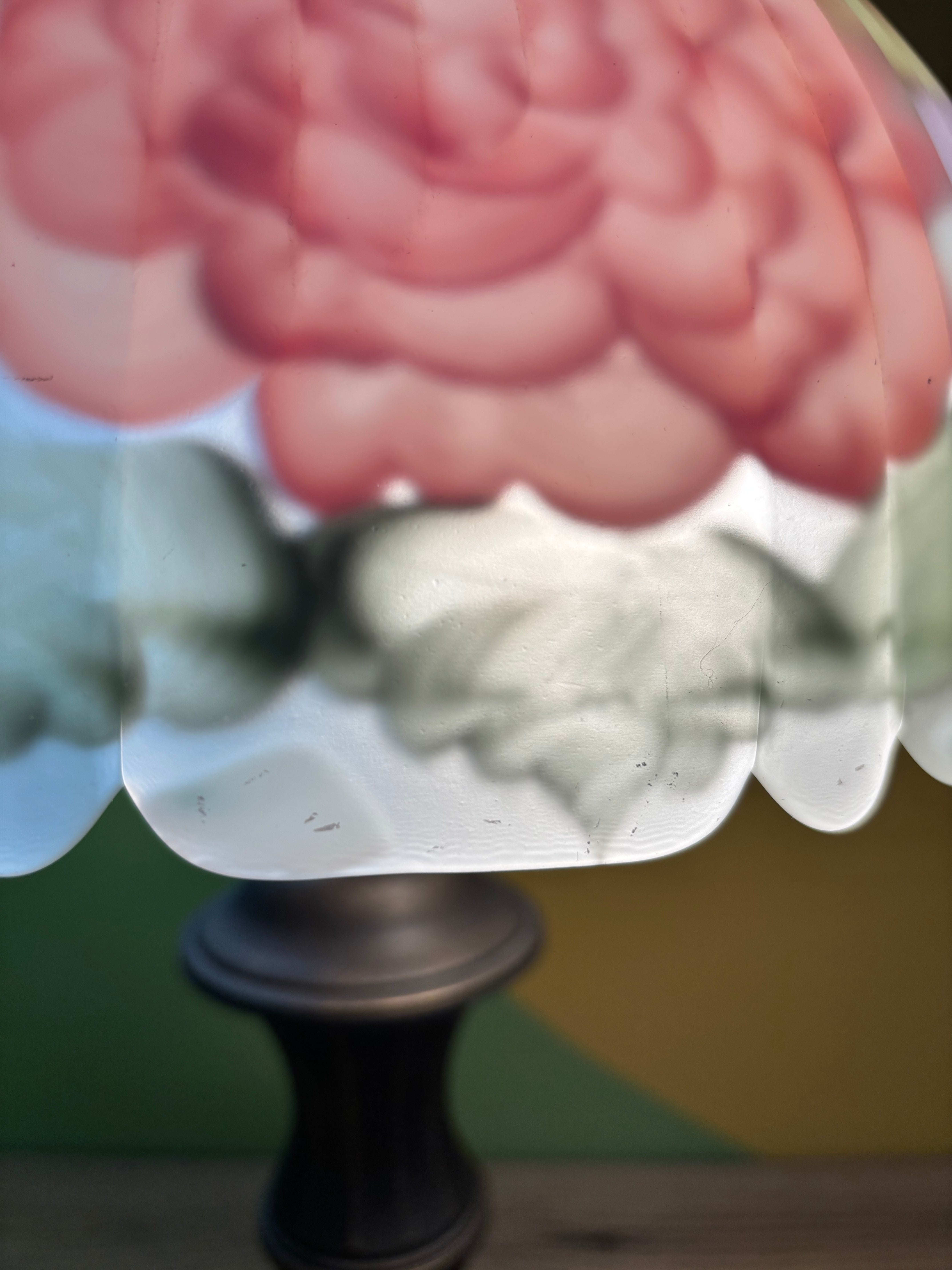 Reverse-Painted Table Lamp