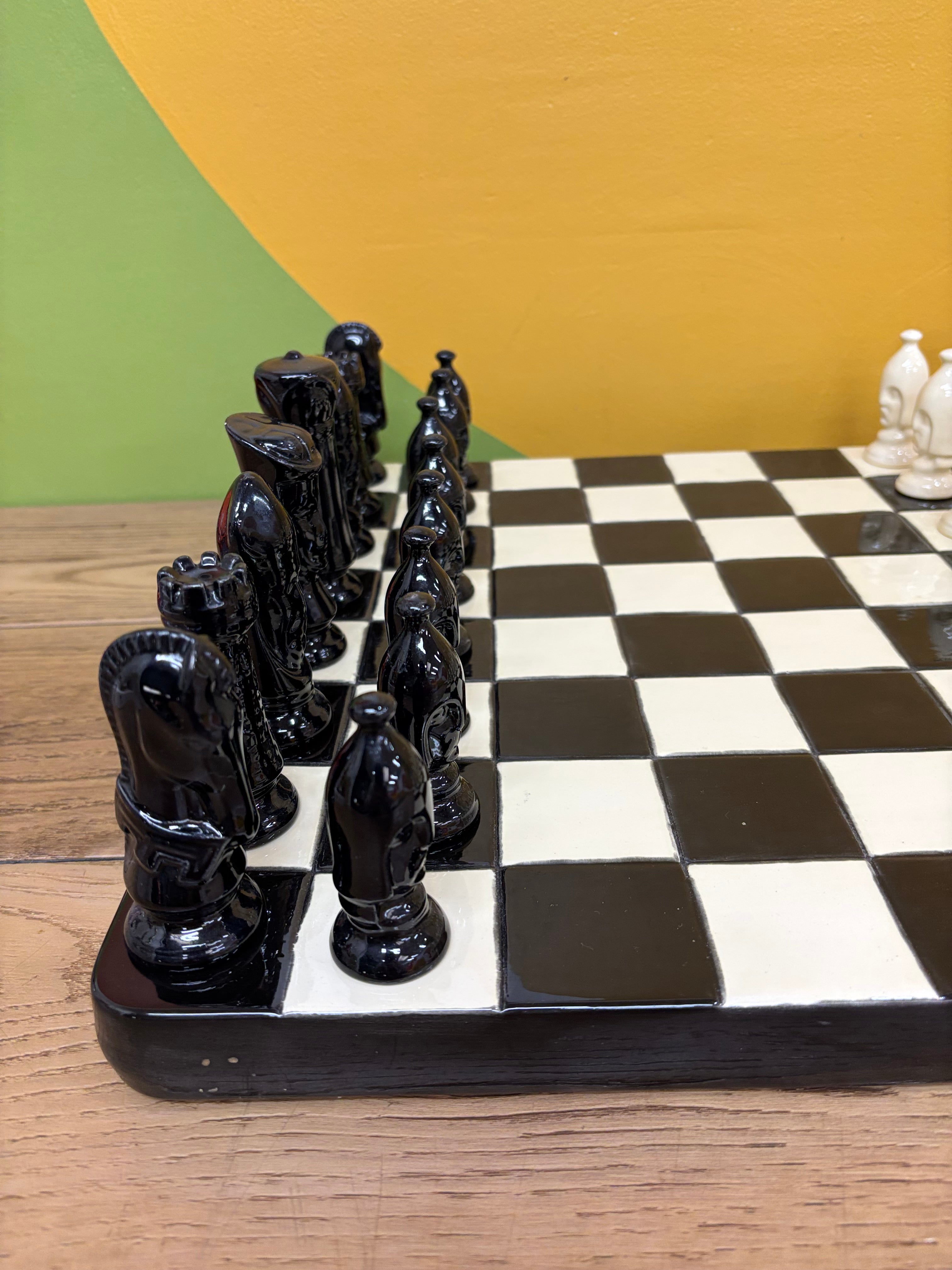 Large Ceramic Chess Board