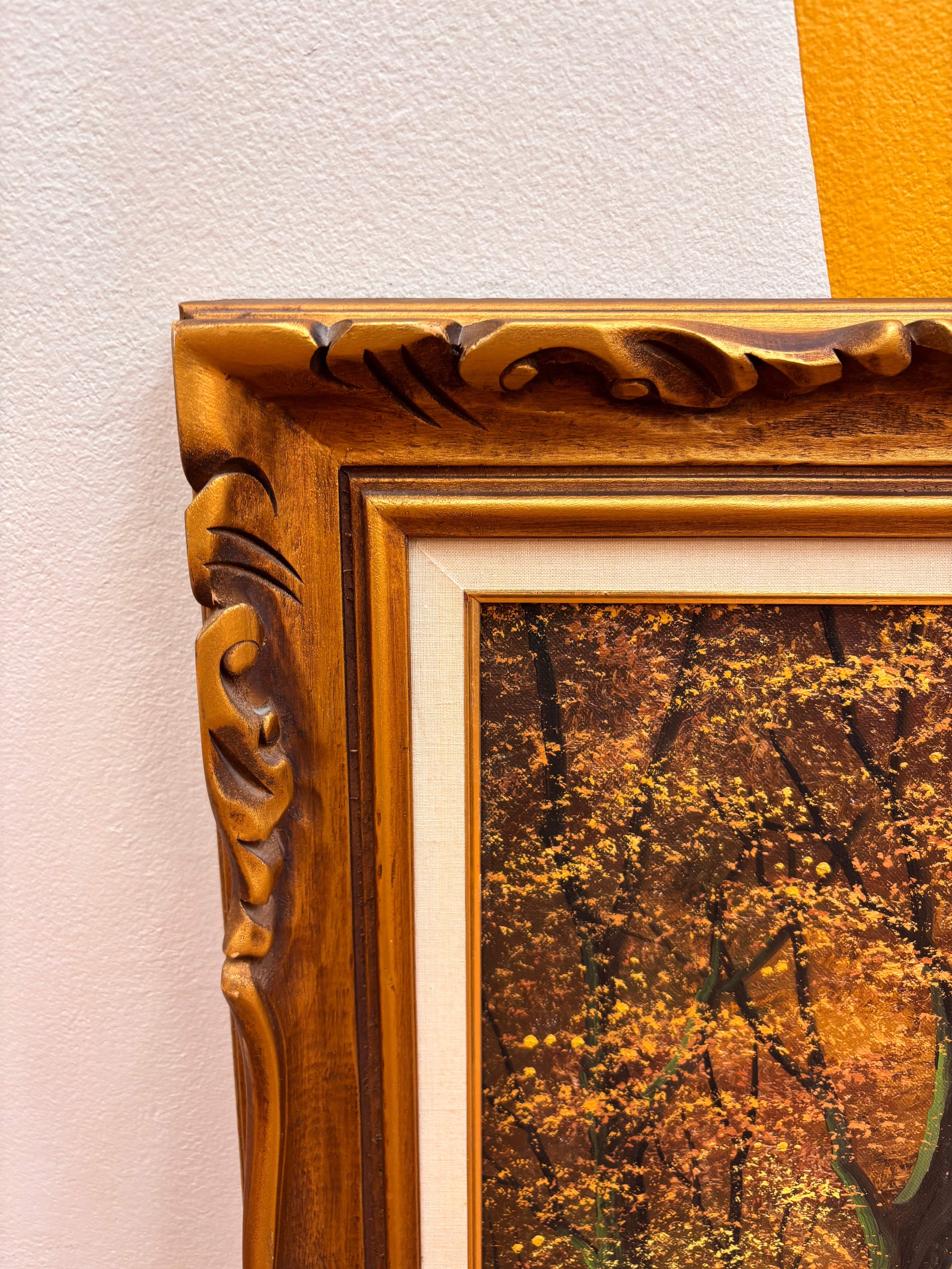 Large Gold Framed Painting
