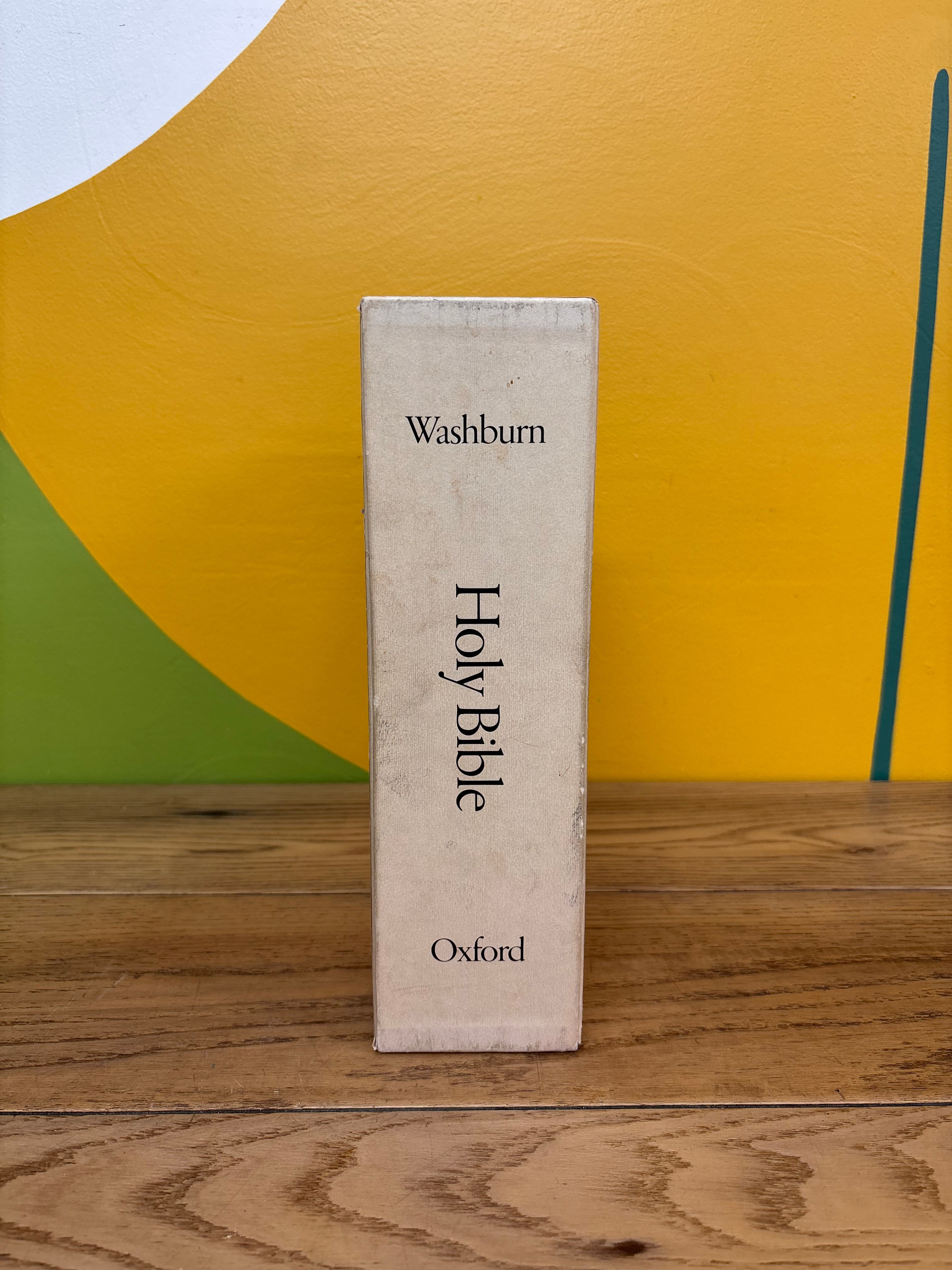 Hardcover Washburn College Bible