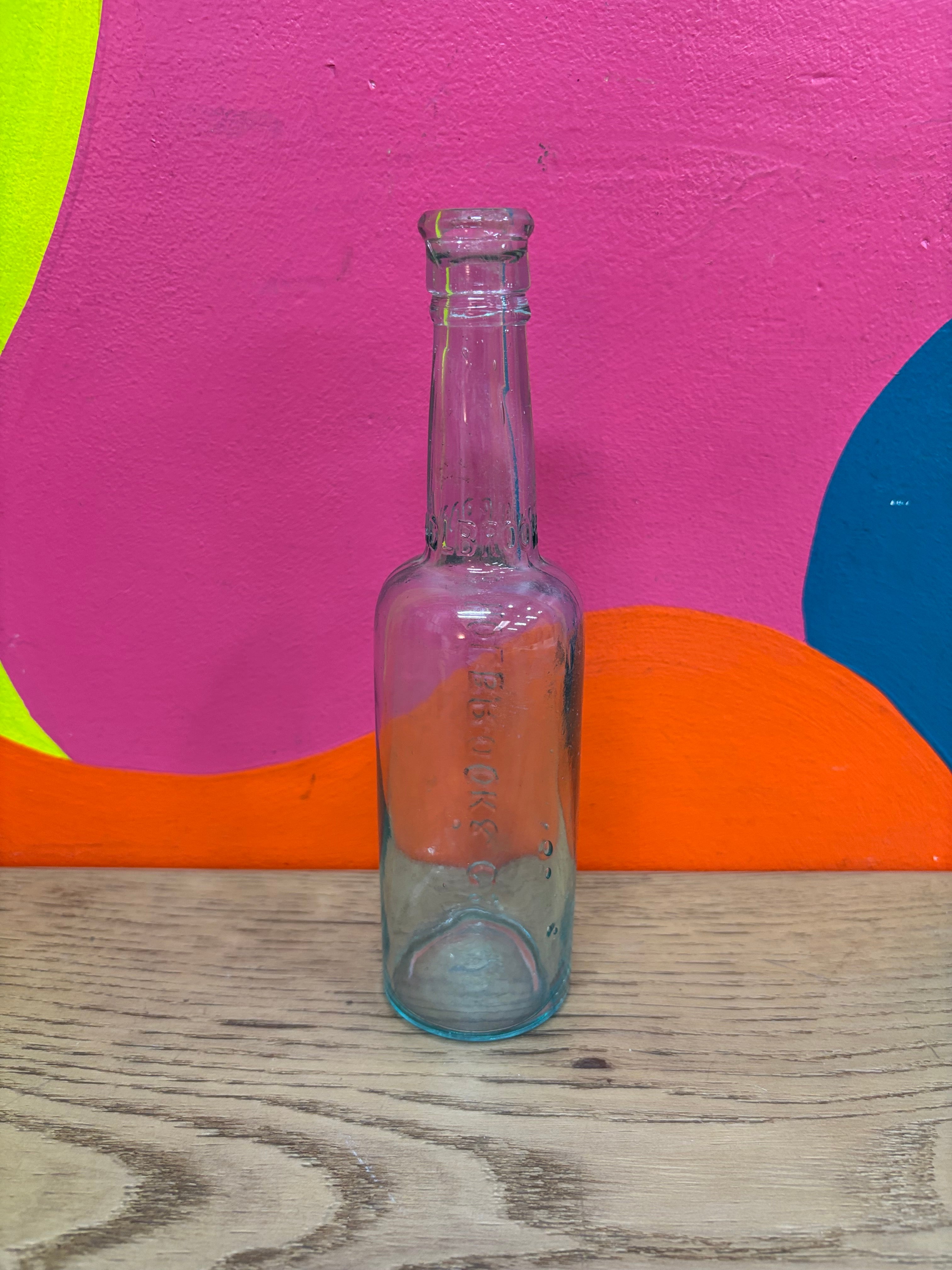 Glass Holbrook & Co Bottle