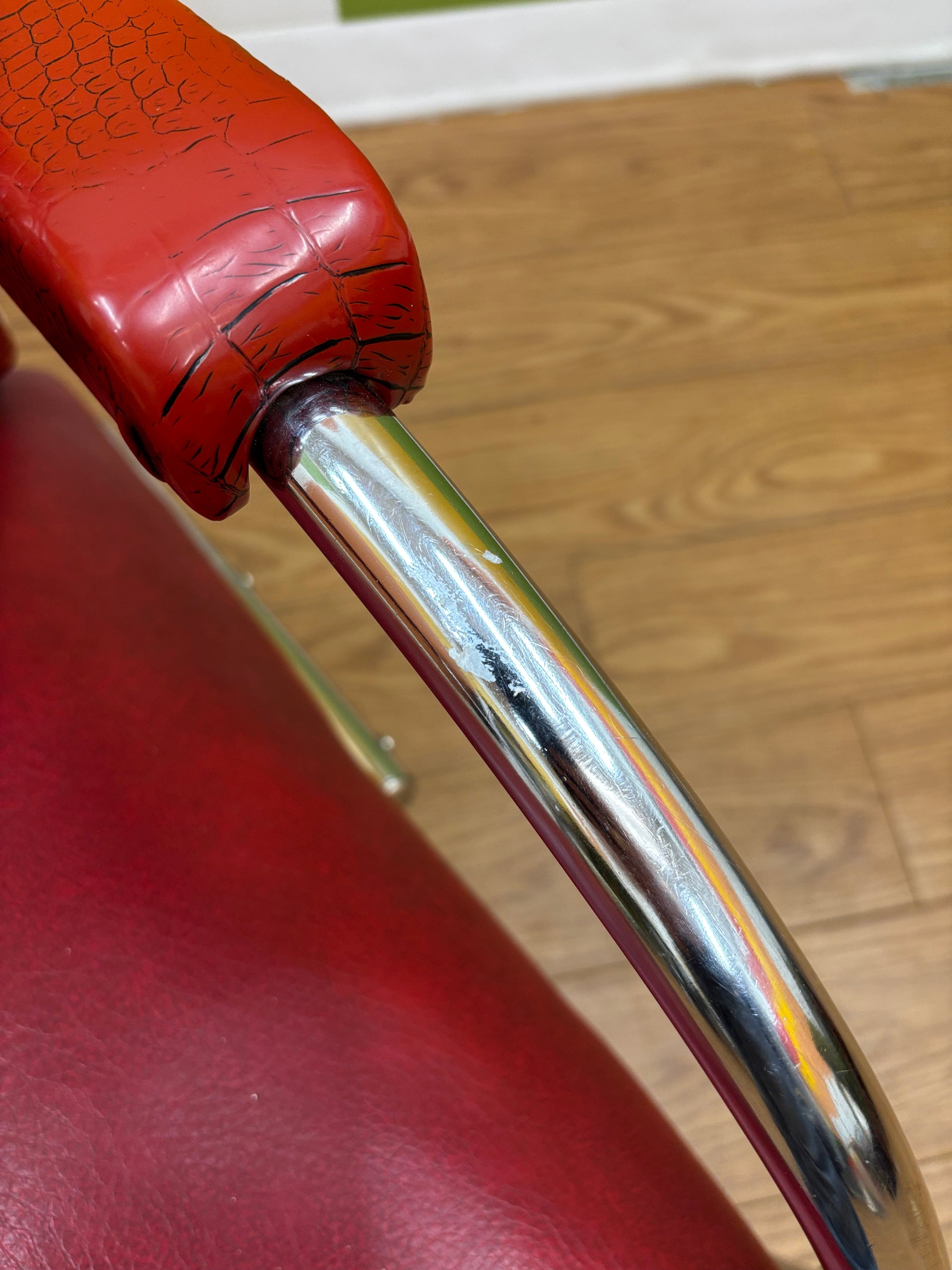 Red Lounger Chair