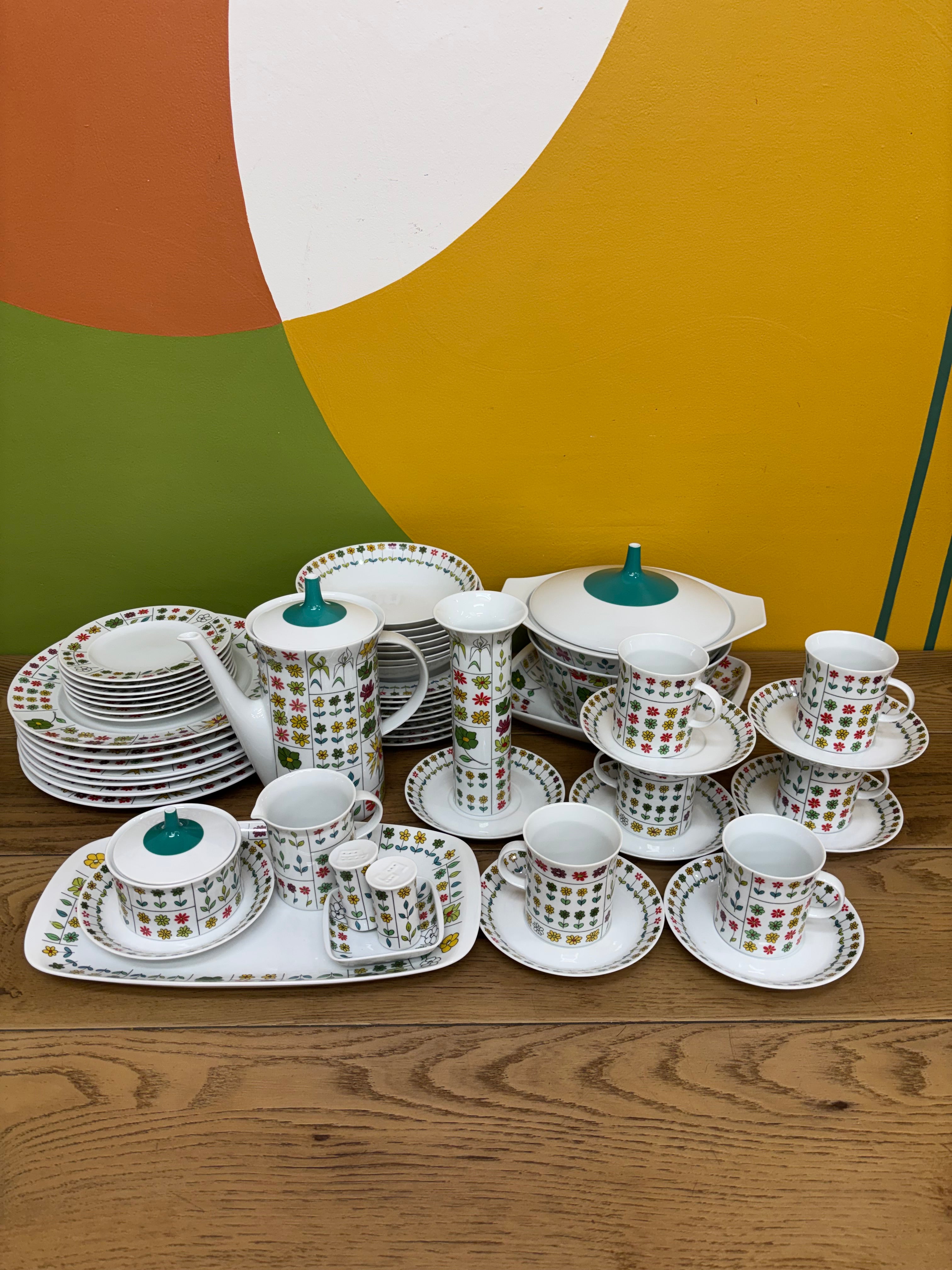 Large Piemonte Floral Set by Rosenthal