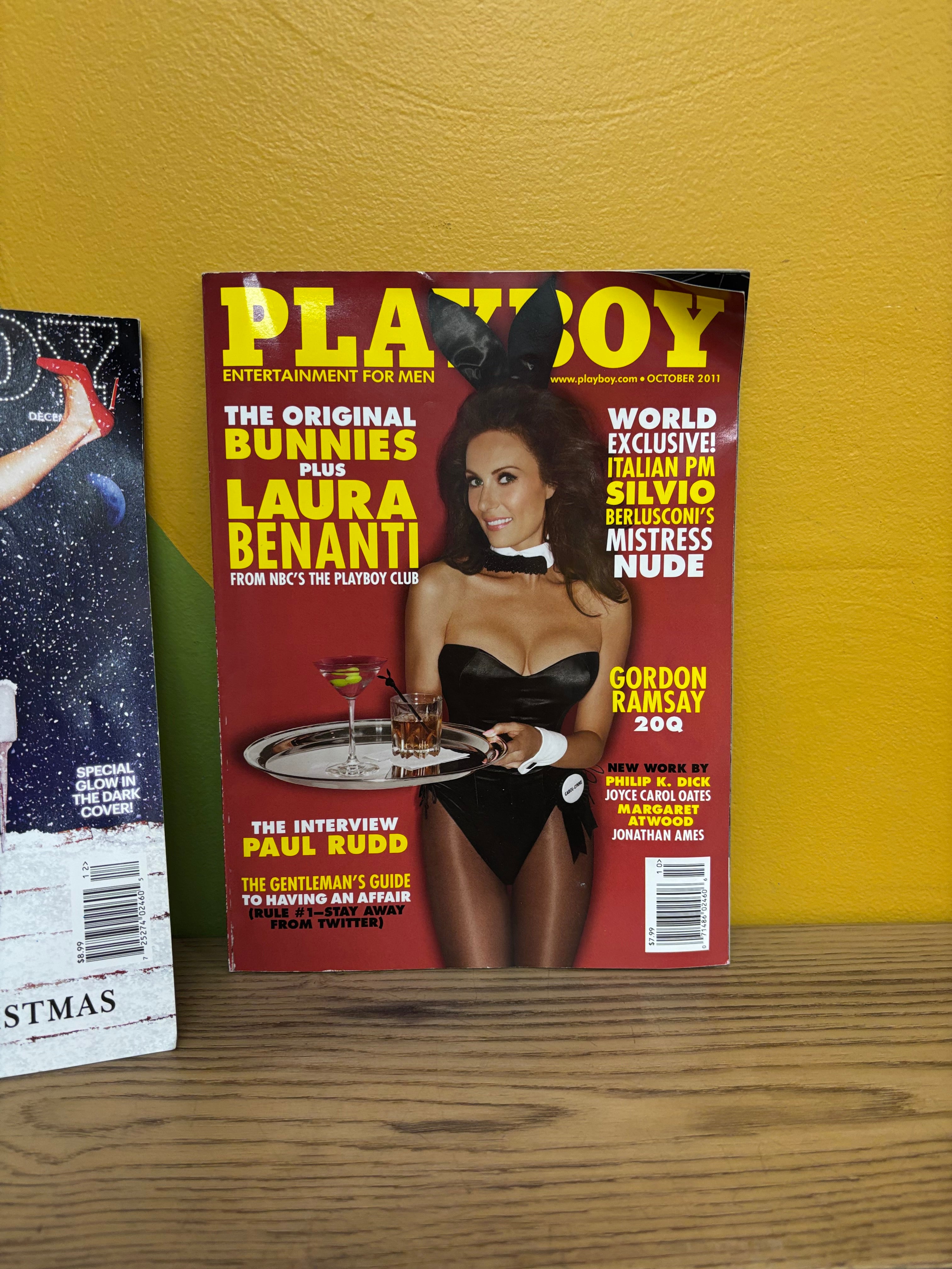 (2) Playboy Magazines