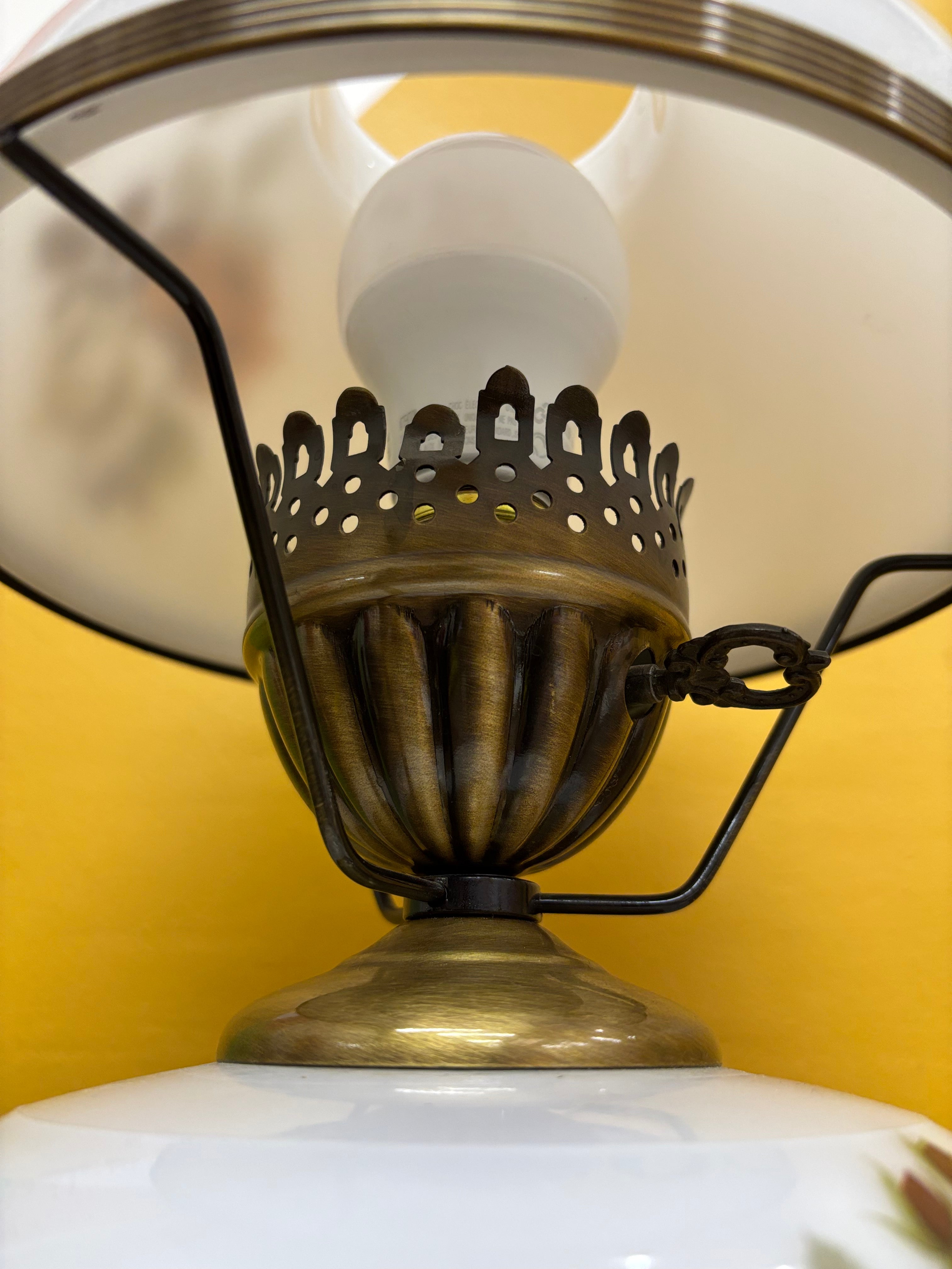 Hurricane Style Table Lamp