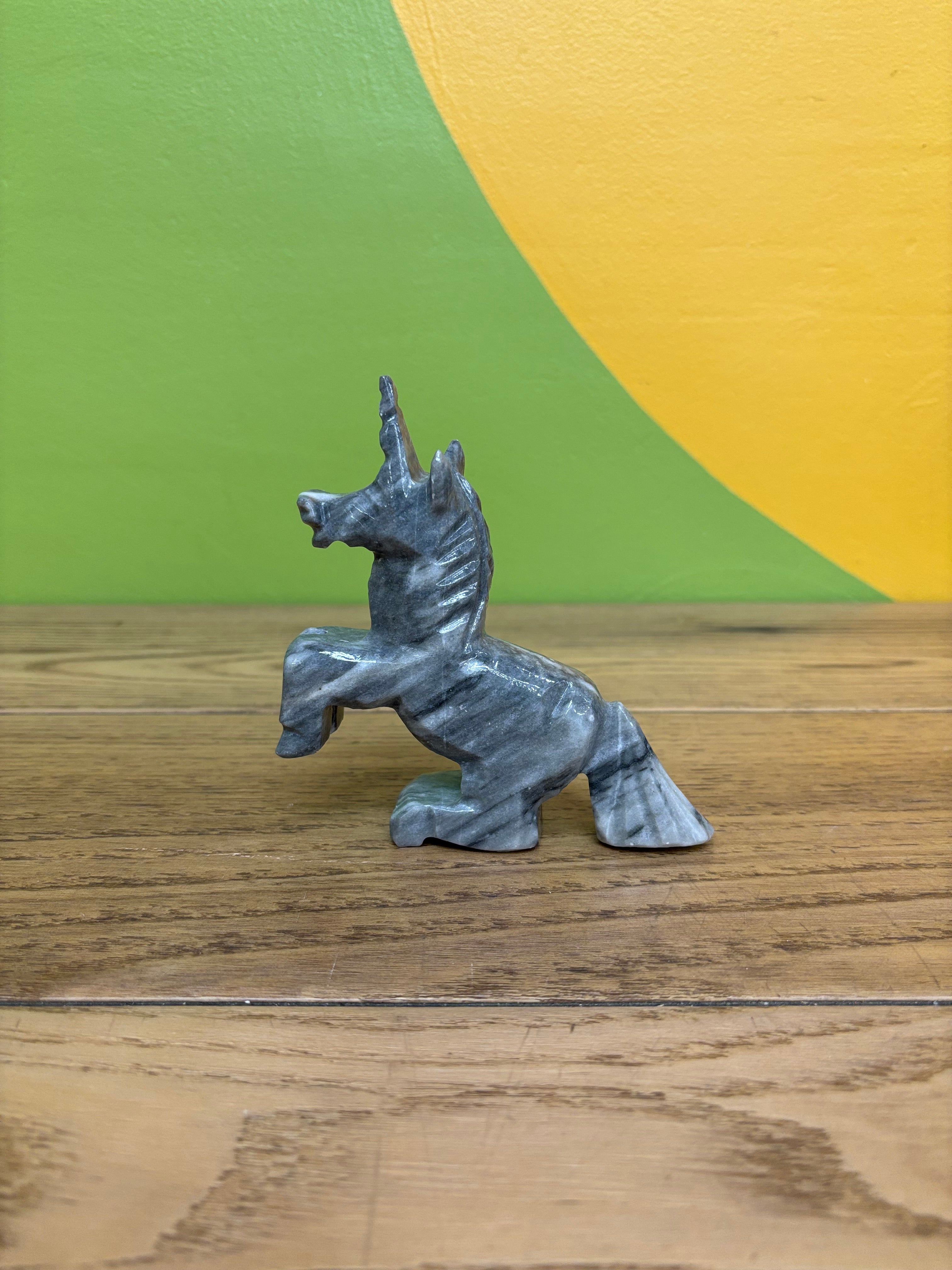 Stone Unicorn Figurine