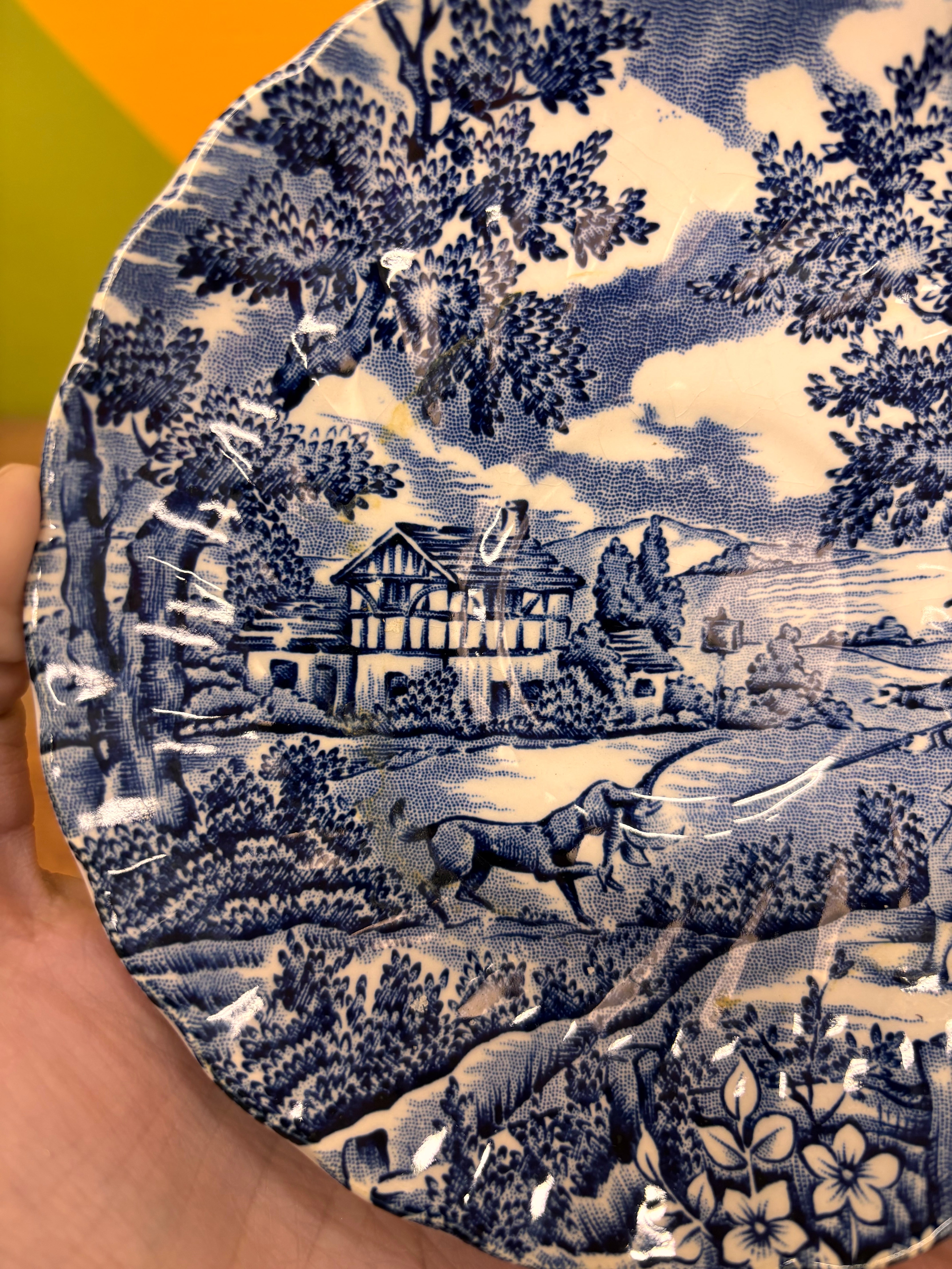 Blue and White Saucer (2)