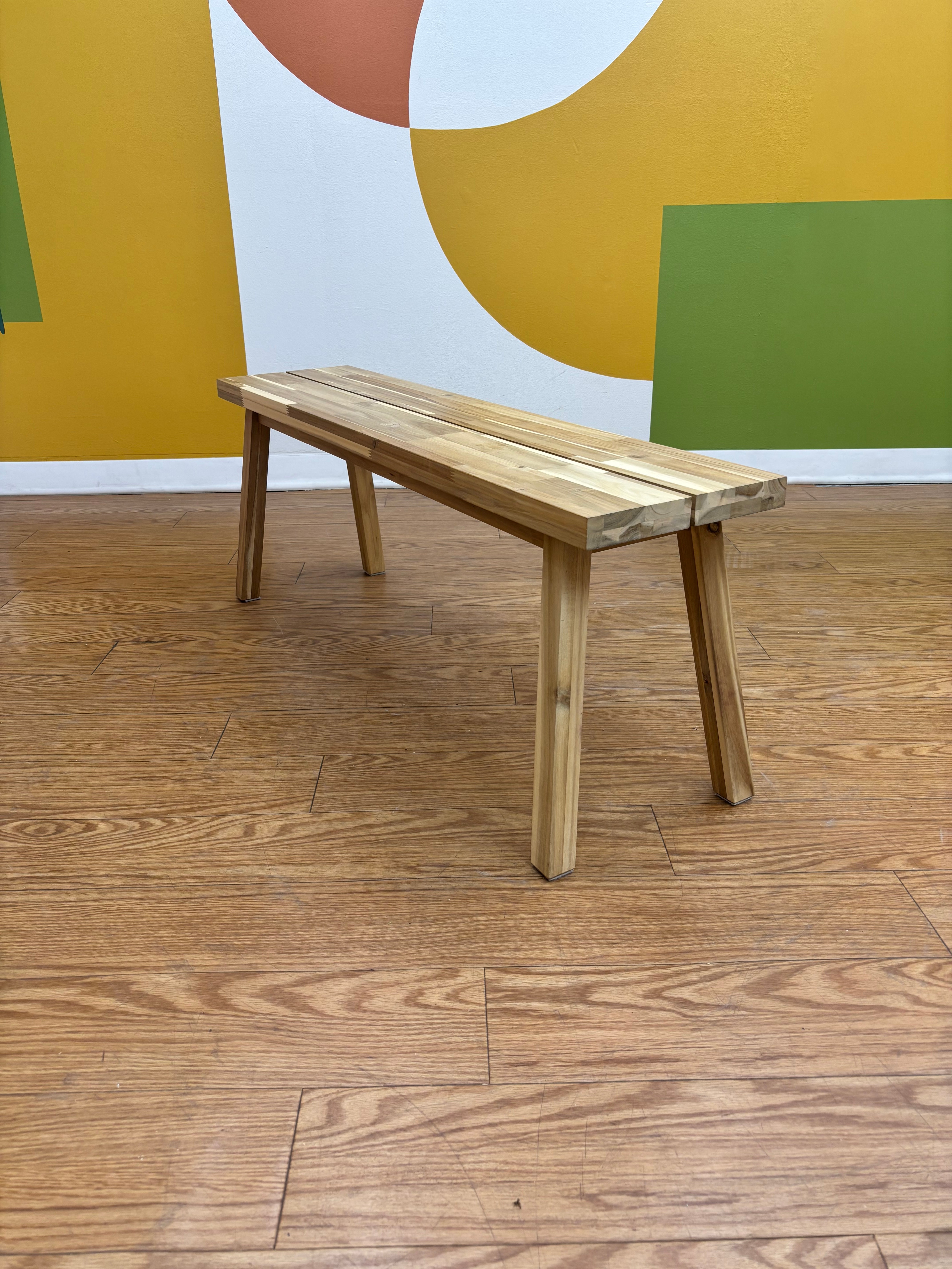 Wood Bench