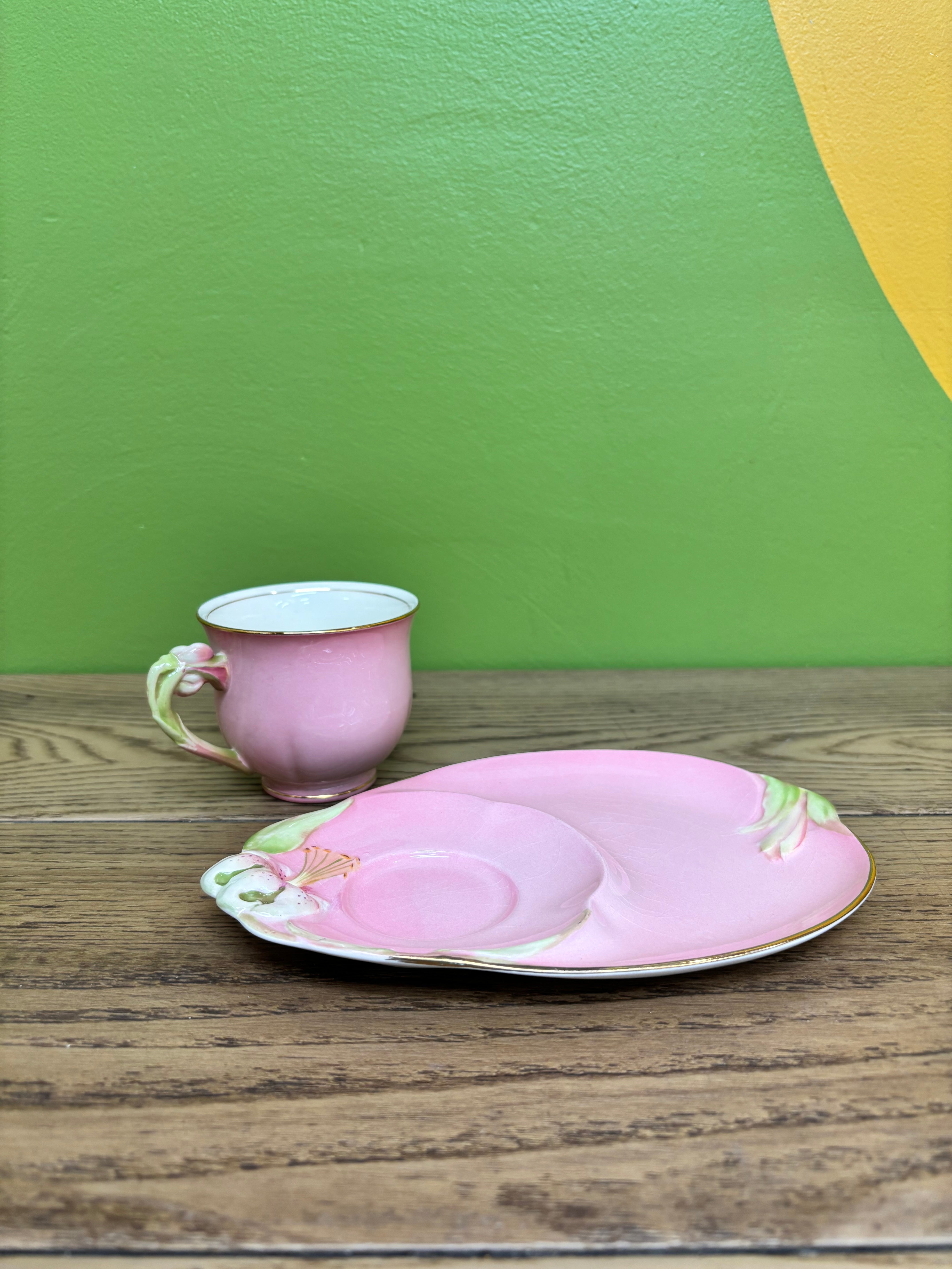 Royal Winton Grimwades Pink Tennis Set