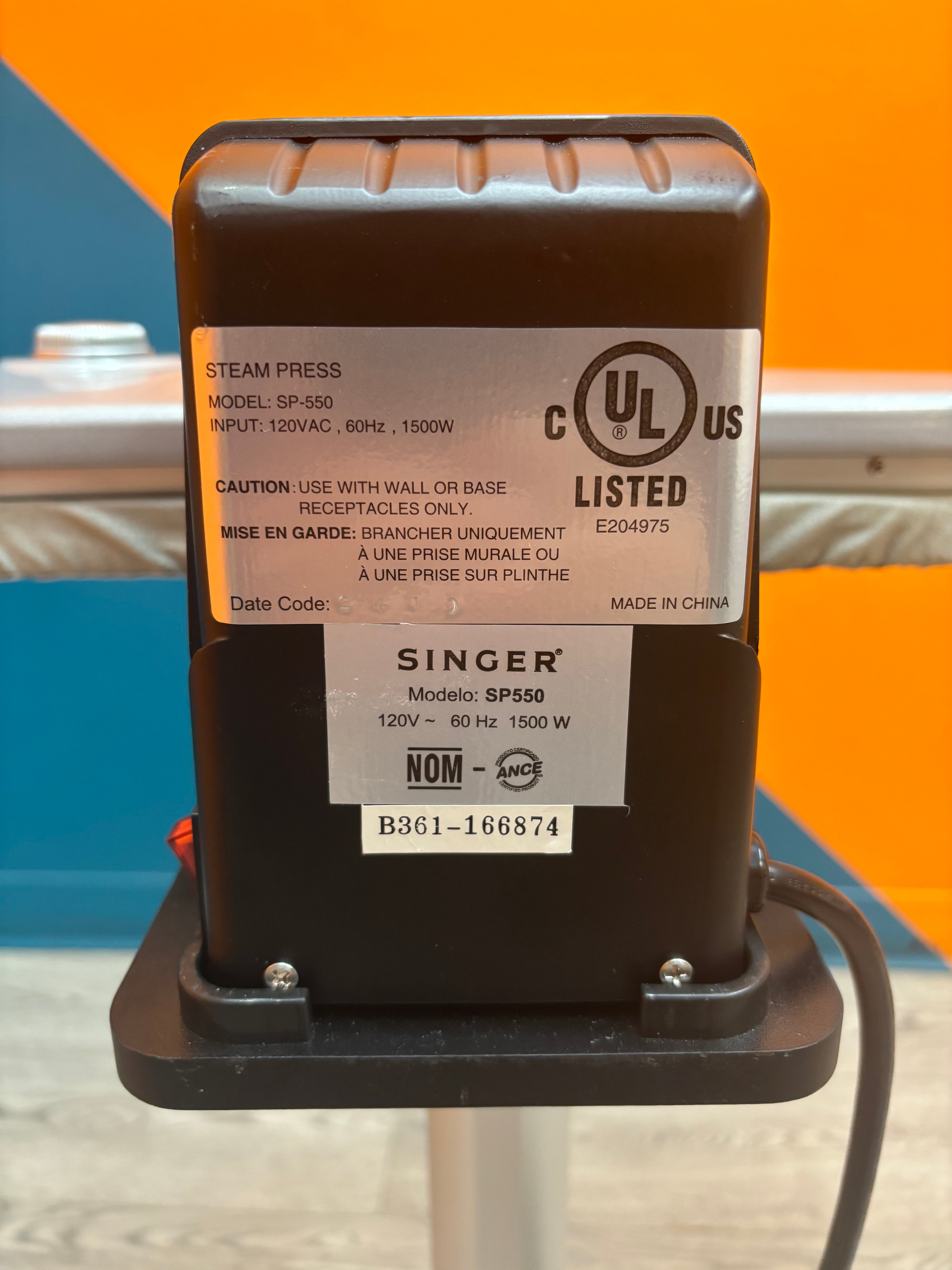 Singer Steam Press and Stand