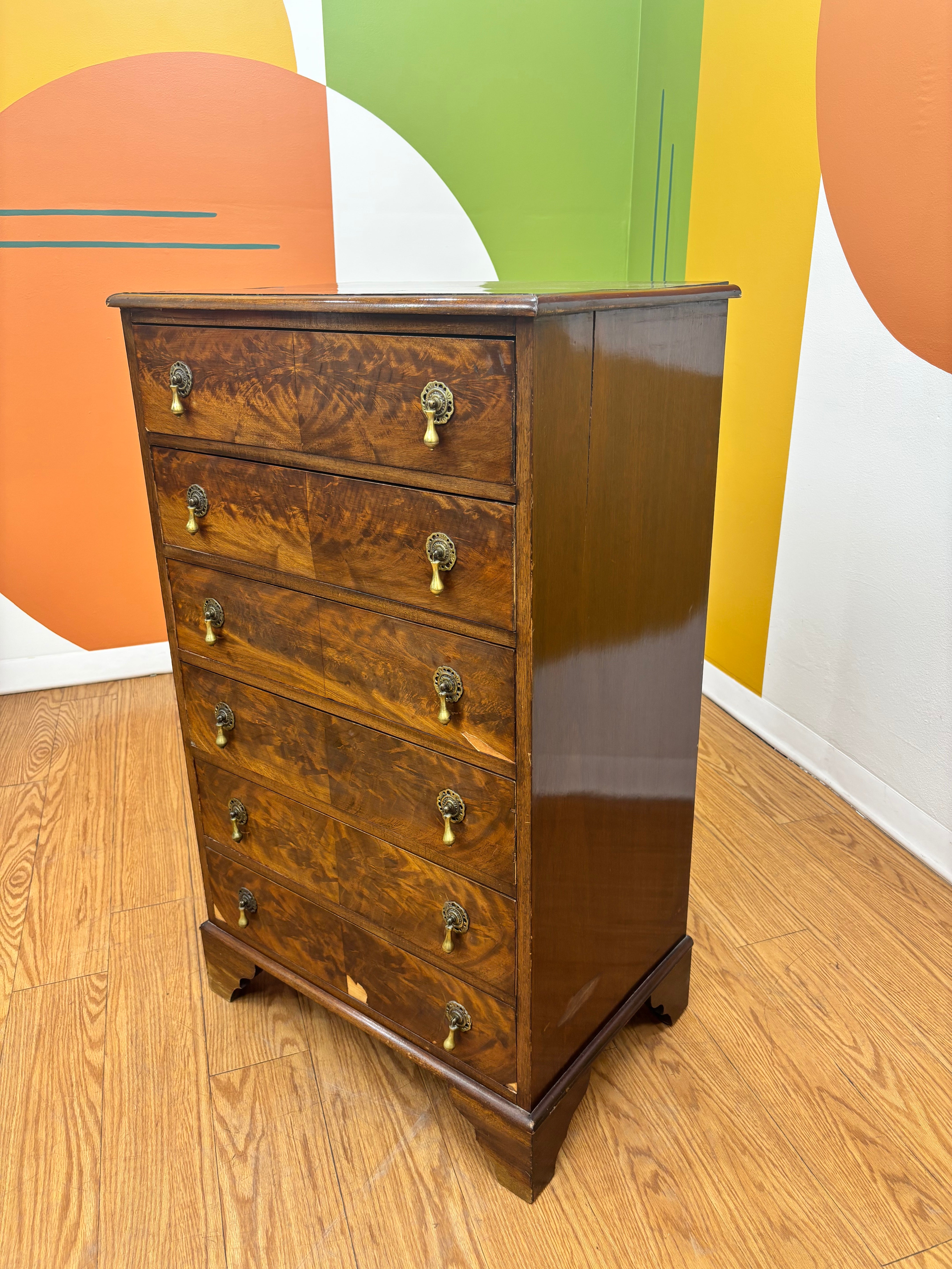 6-Drawer Wood Dresser