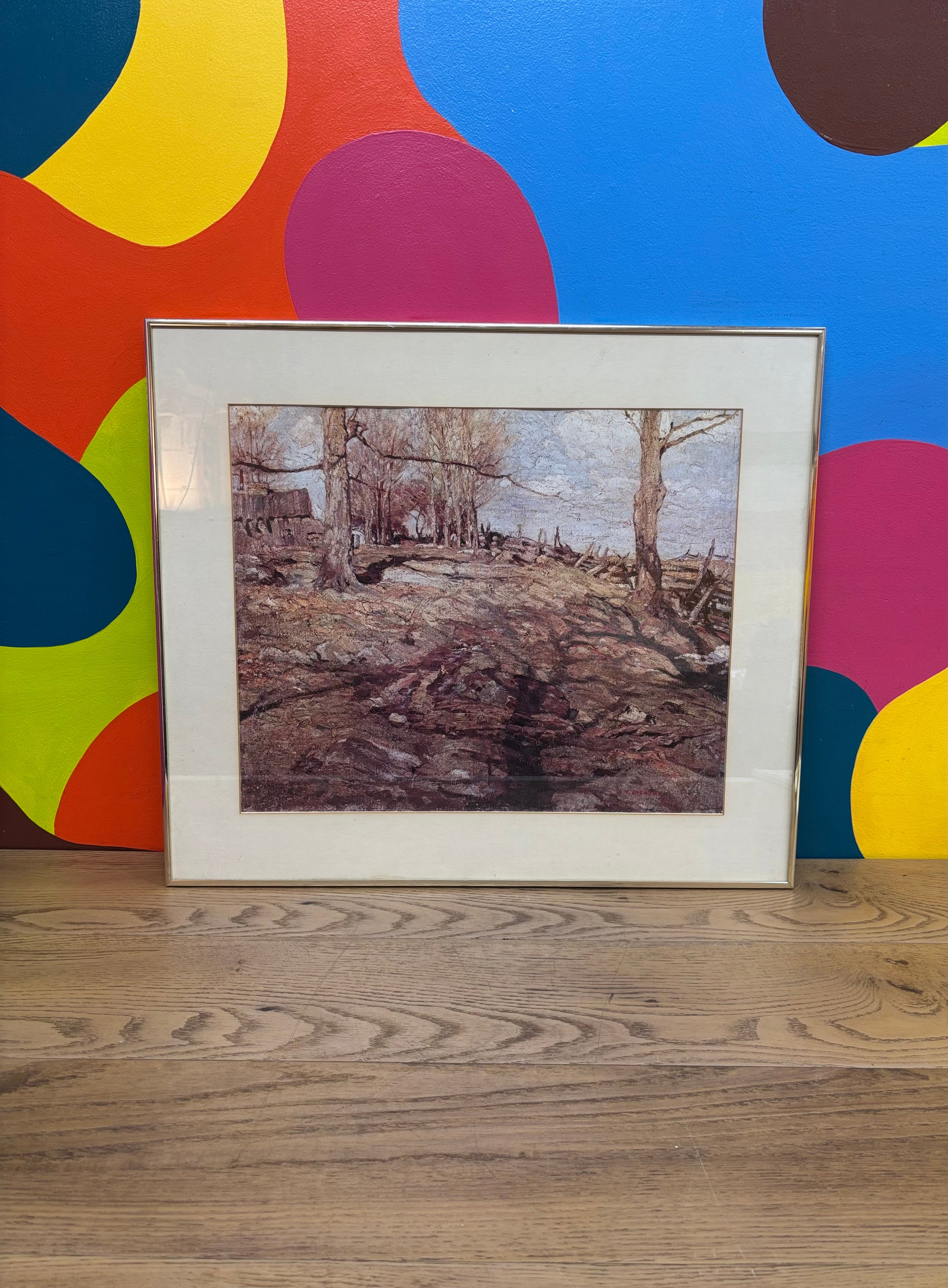 The Edge of the Maple Wood Print by Alexander Jackson