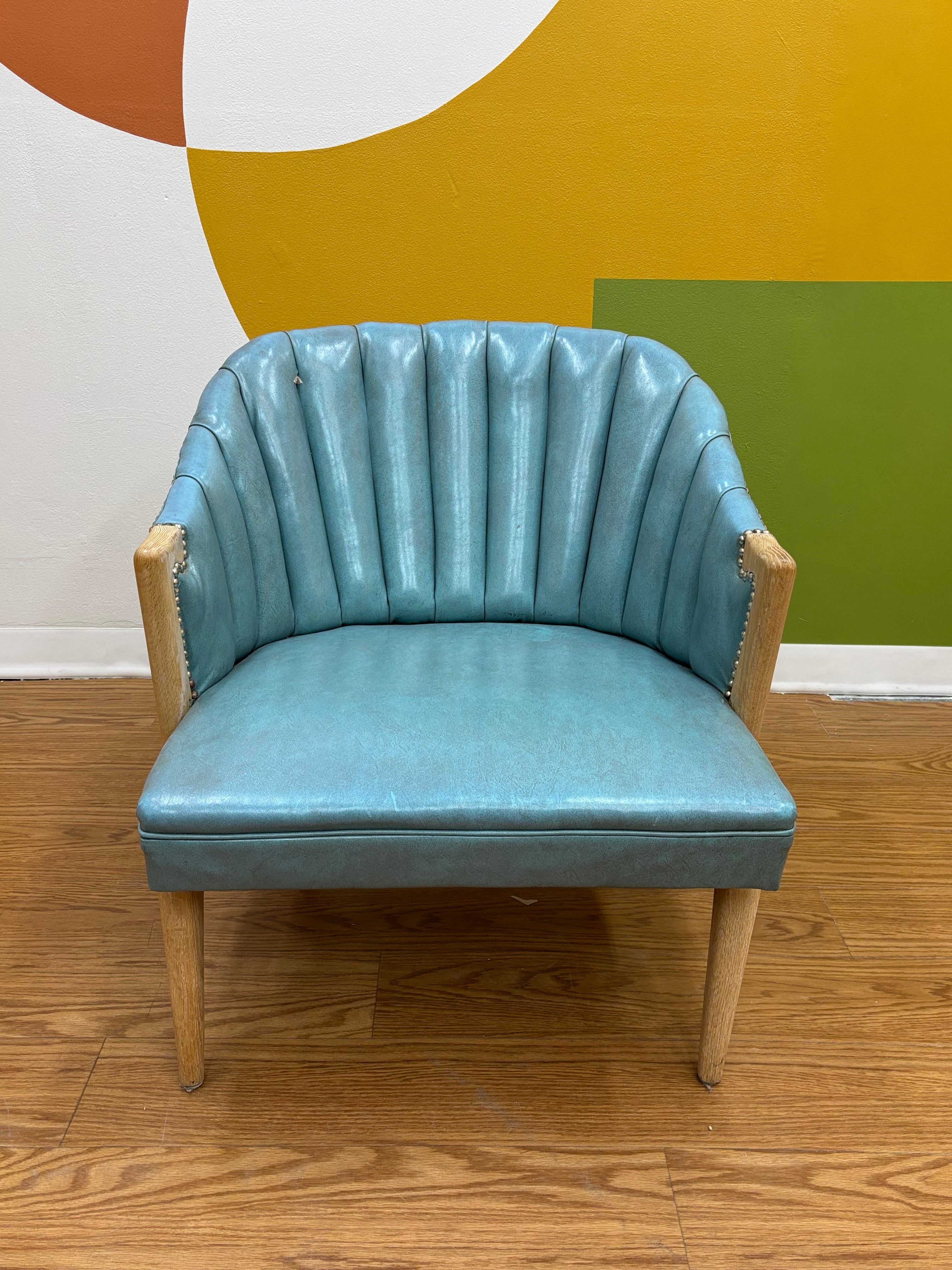 Blue Accent Armchair