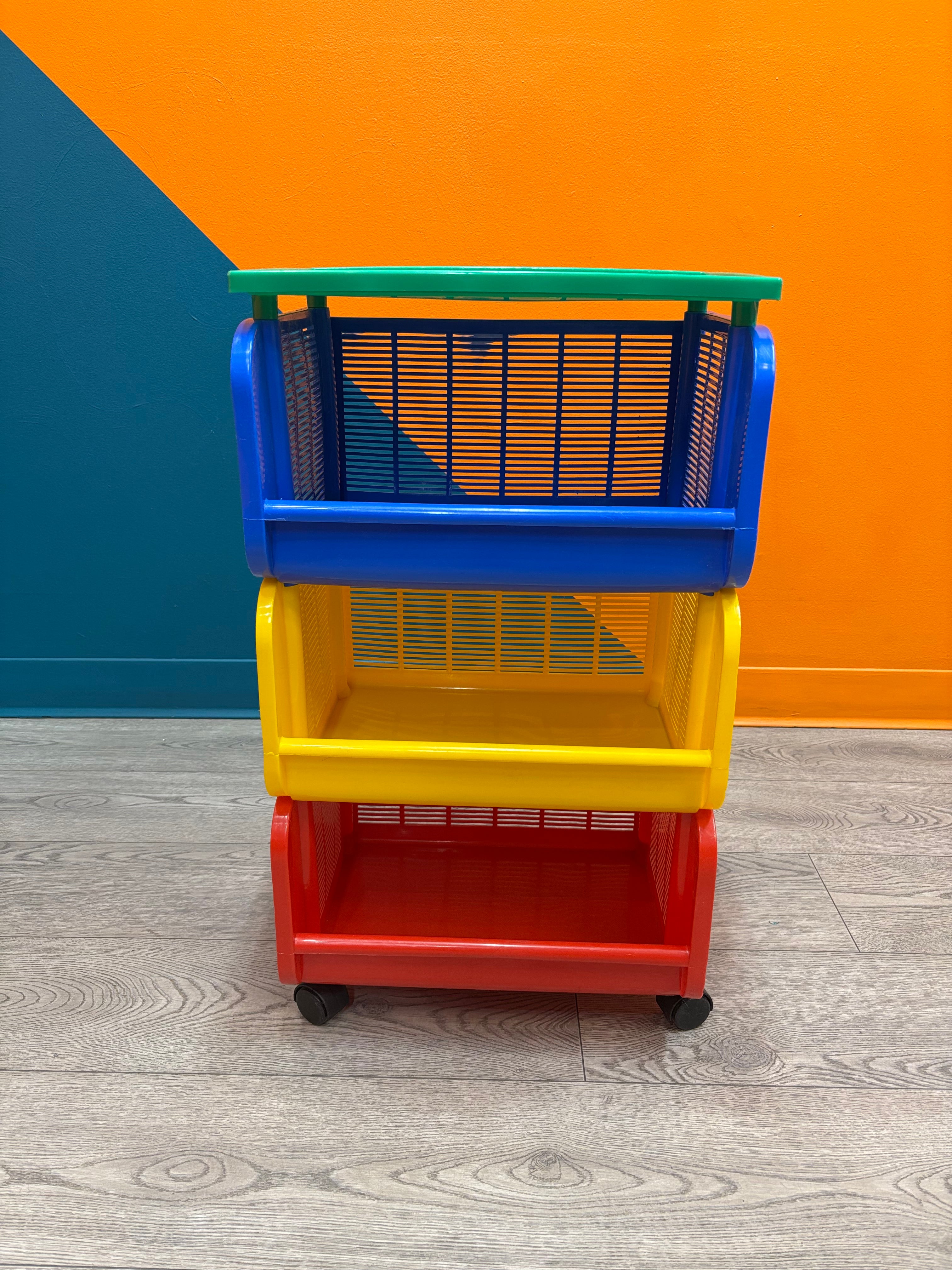 Colorful Storage Cart