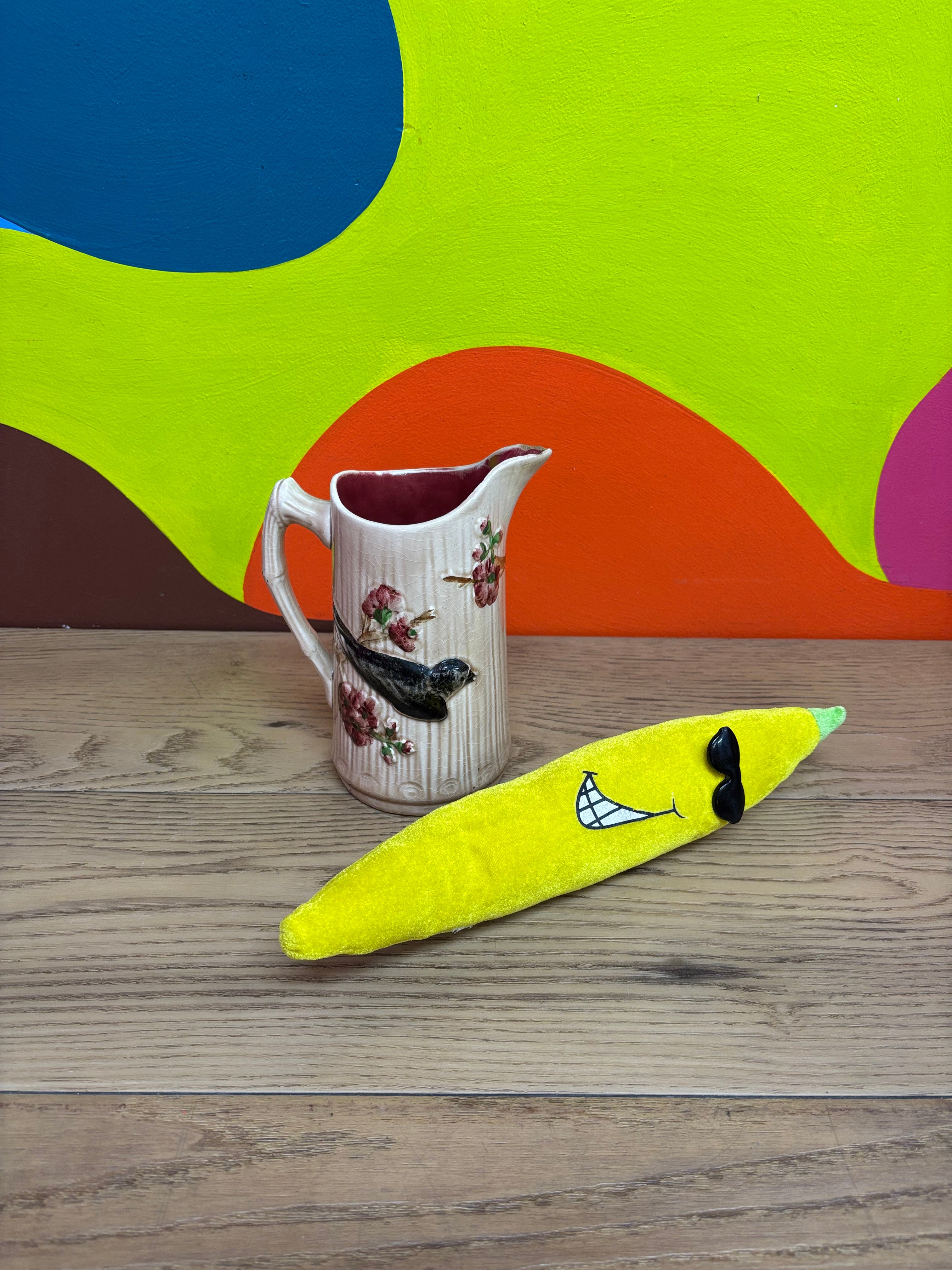 Majolica Pitcher by Choisy le Roi