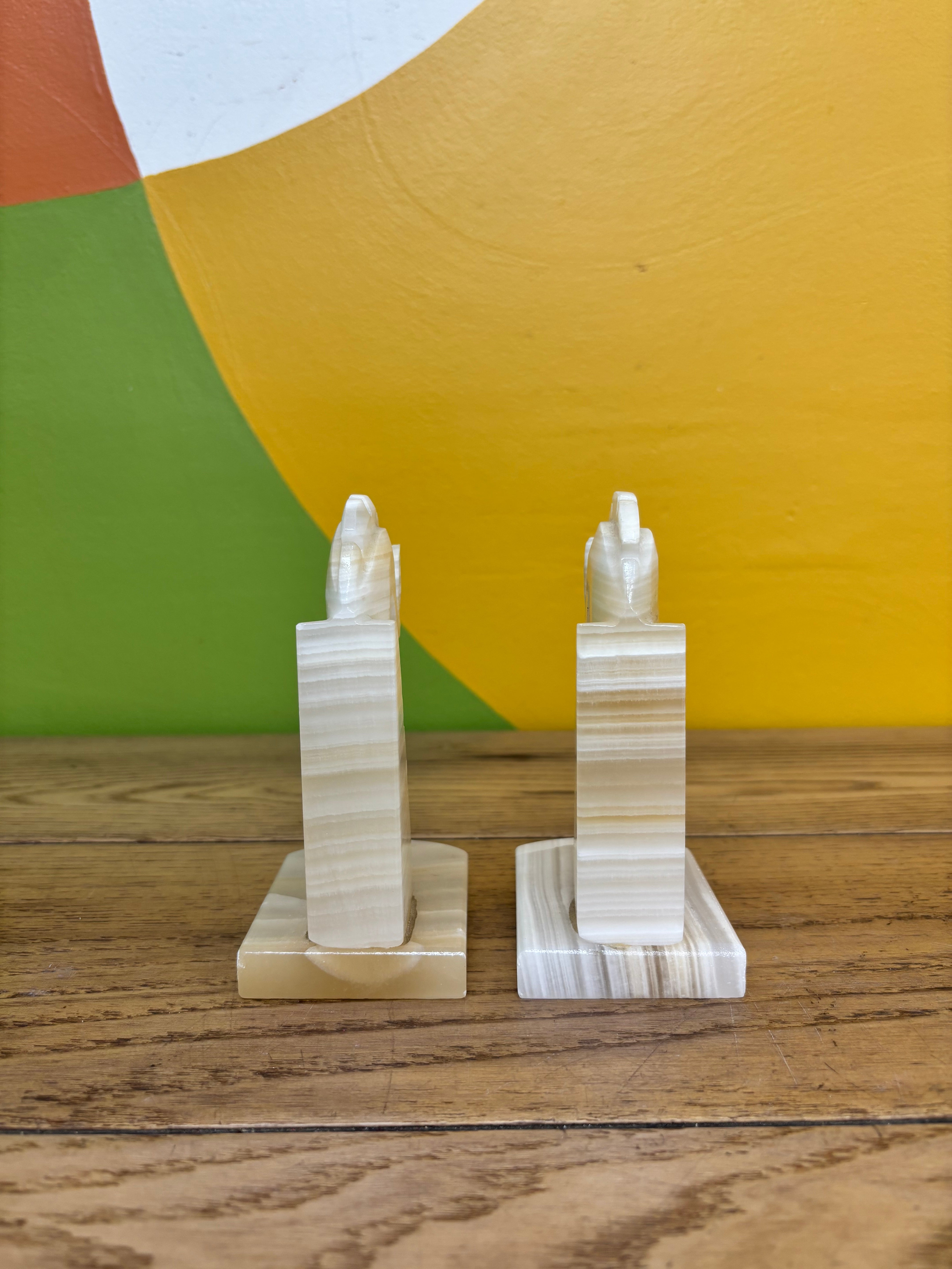 Onyx Bookends