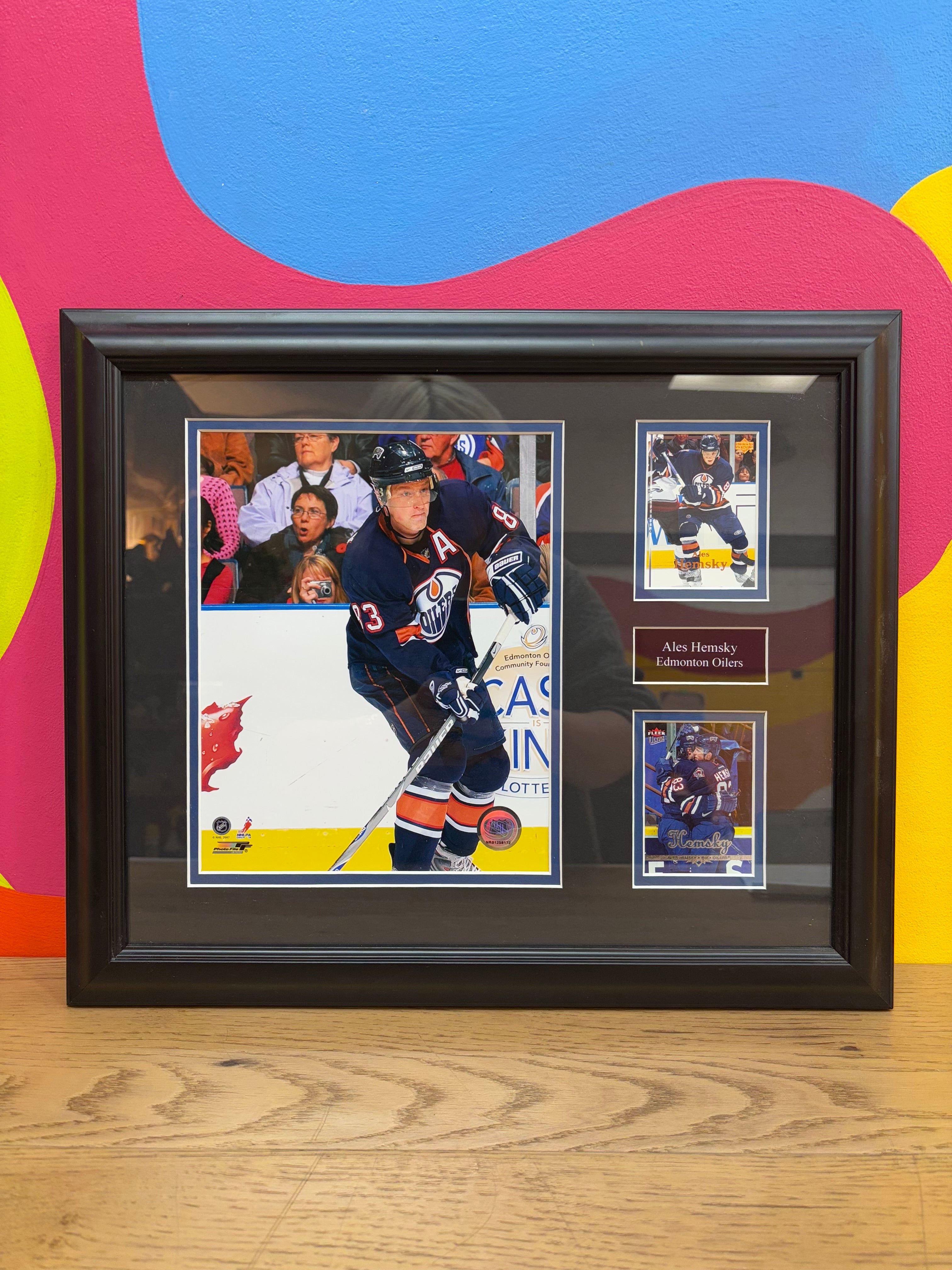 Ales Hemsky Framed Photographs (Edmonton Oilers)