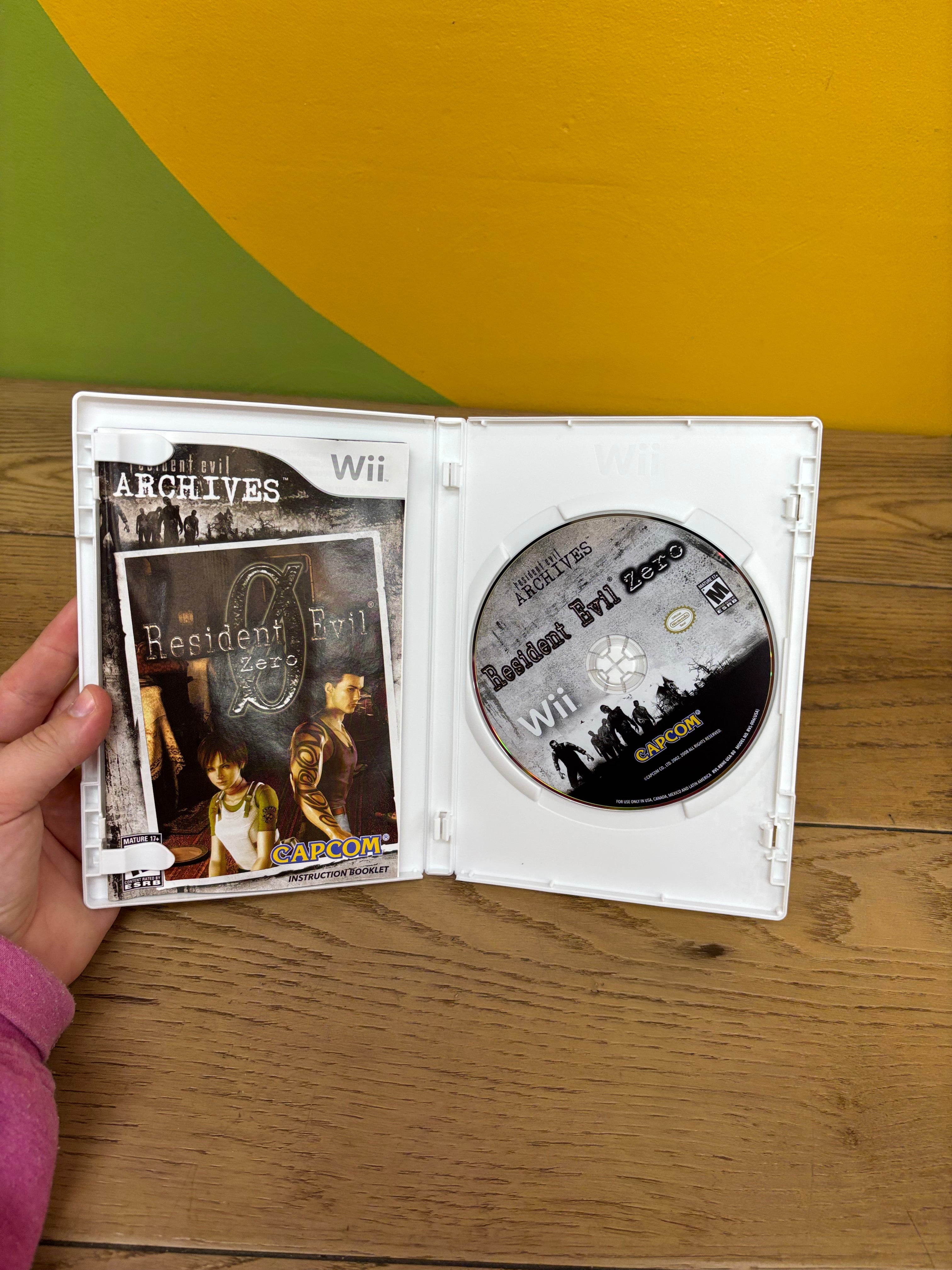 Wii Game: Resident Evil Archives: Resident Evil Zero