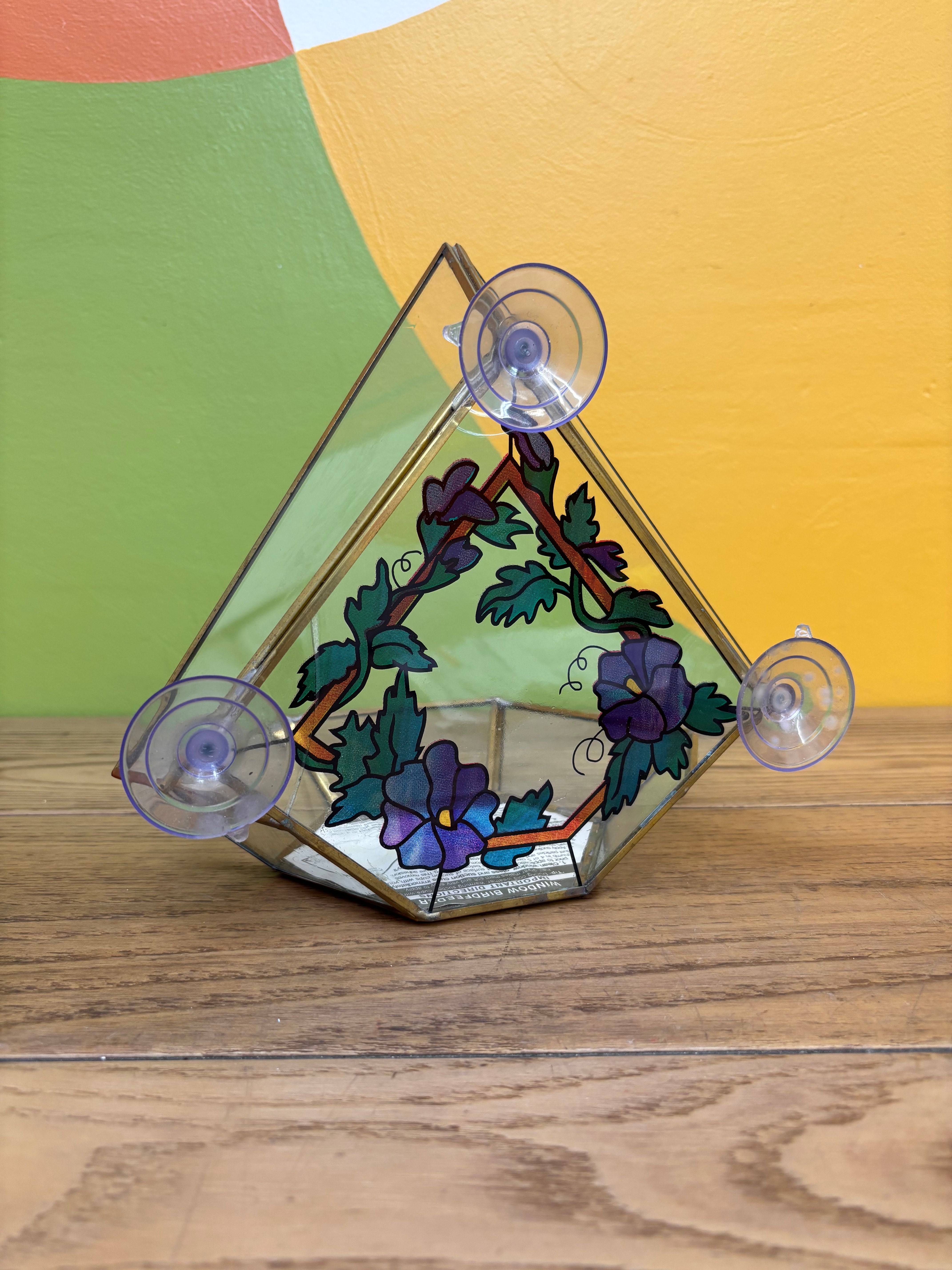 Glass Bird Feeder