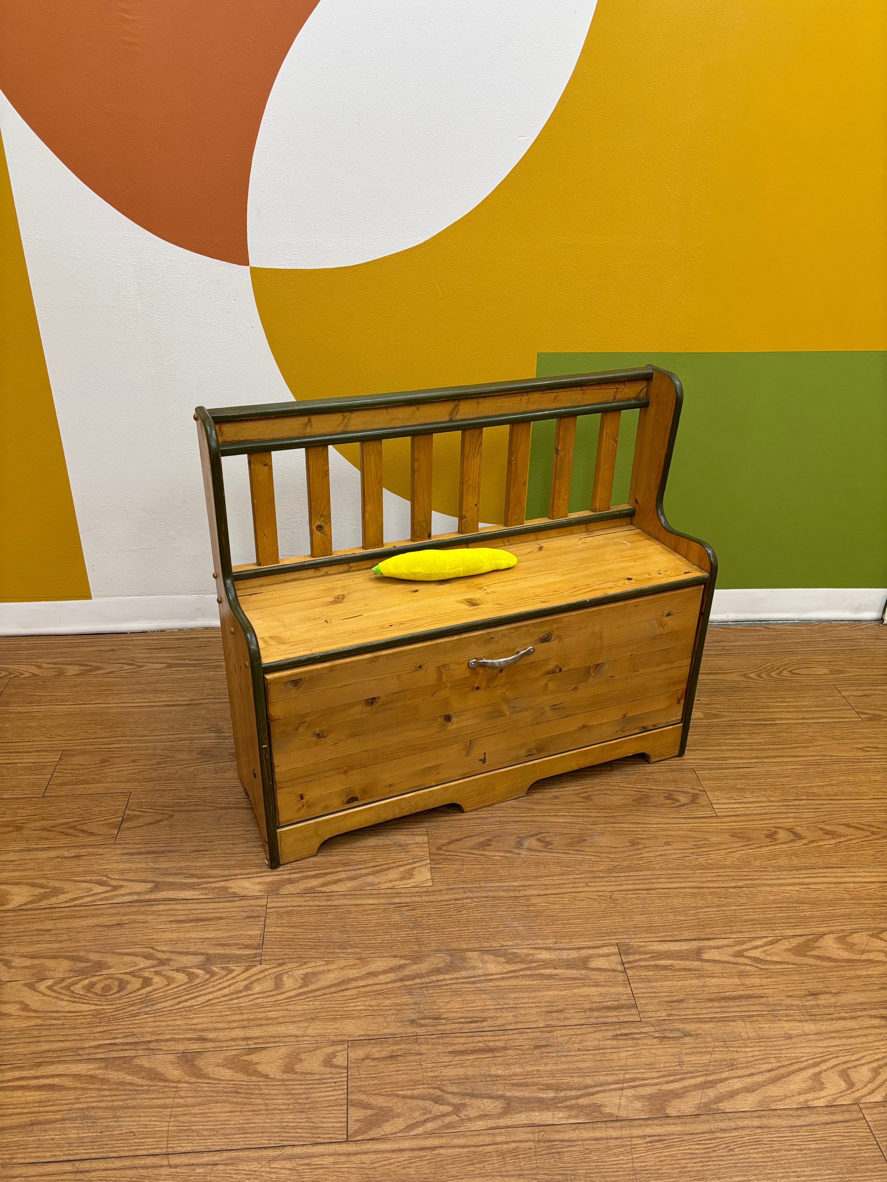 Wood Shoe Bench