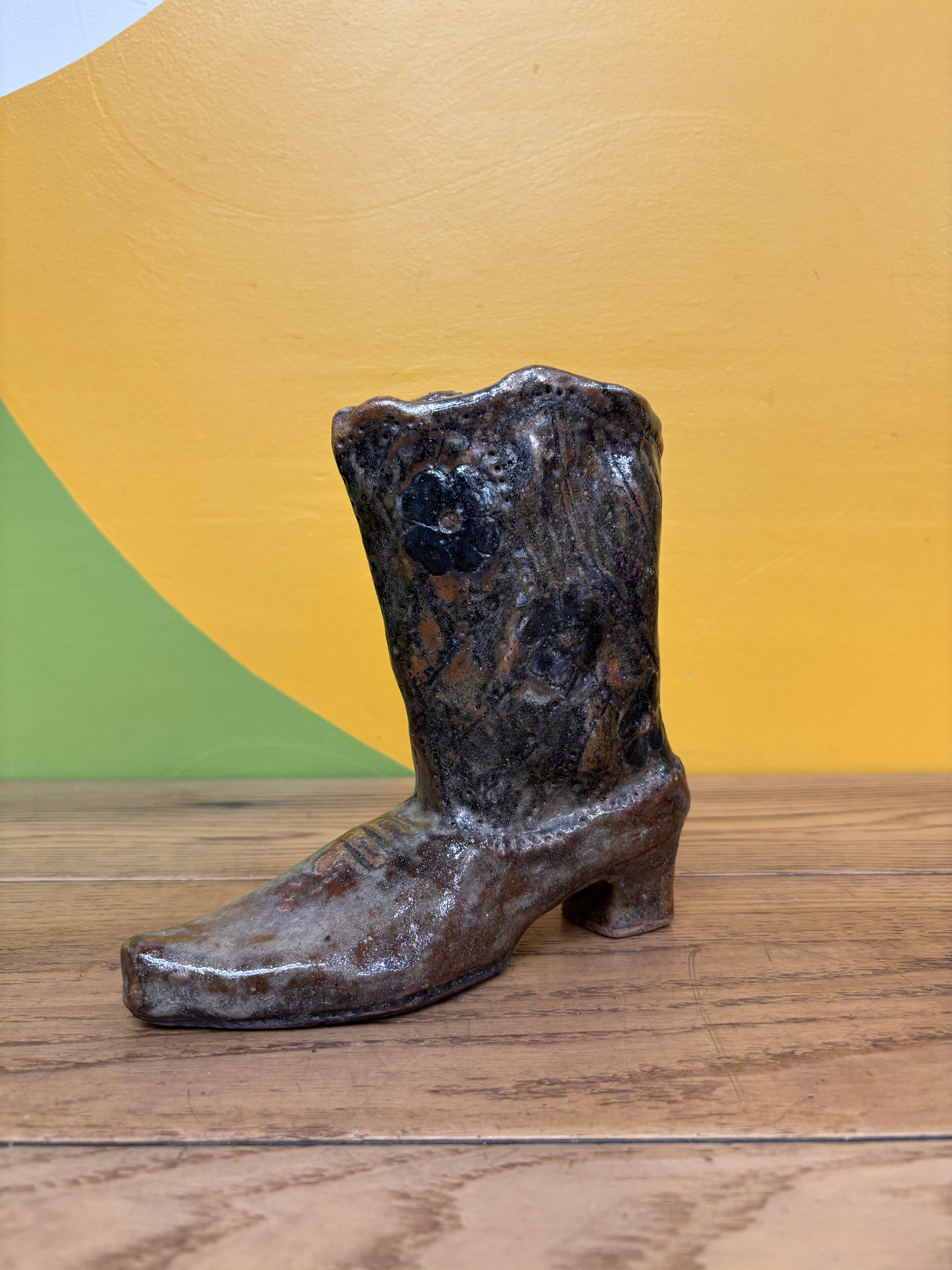 Ceramic Boot Vase