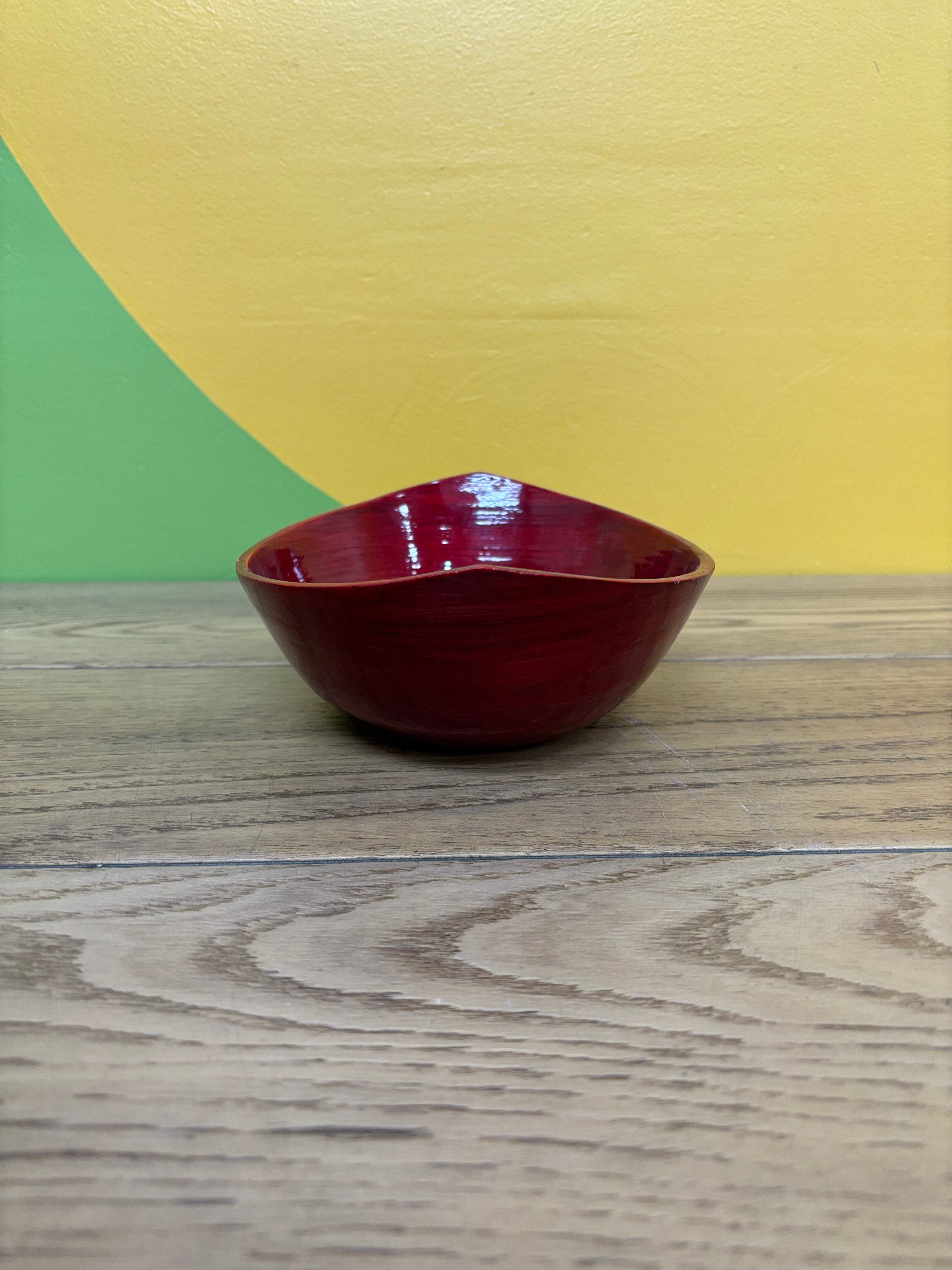 Red Trinket Bowl