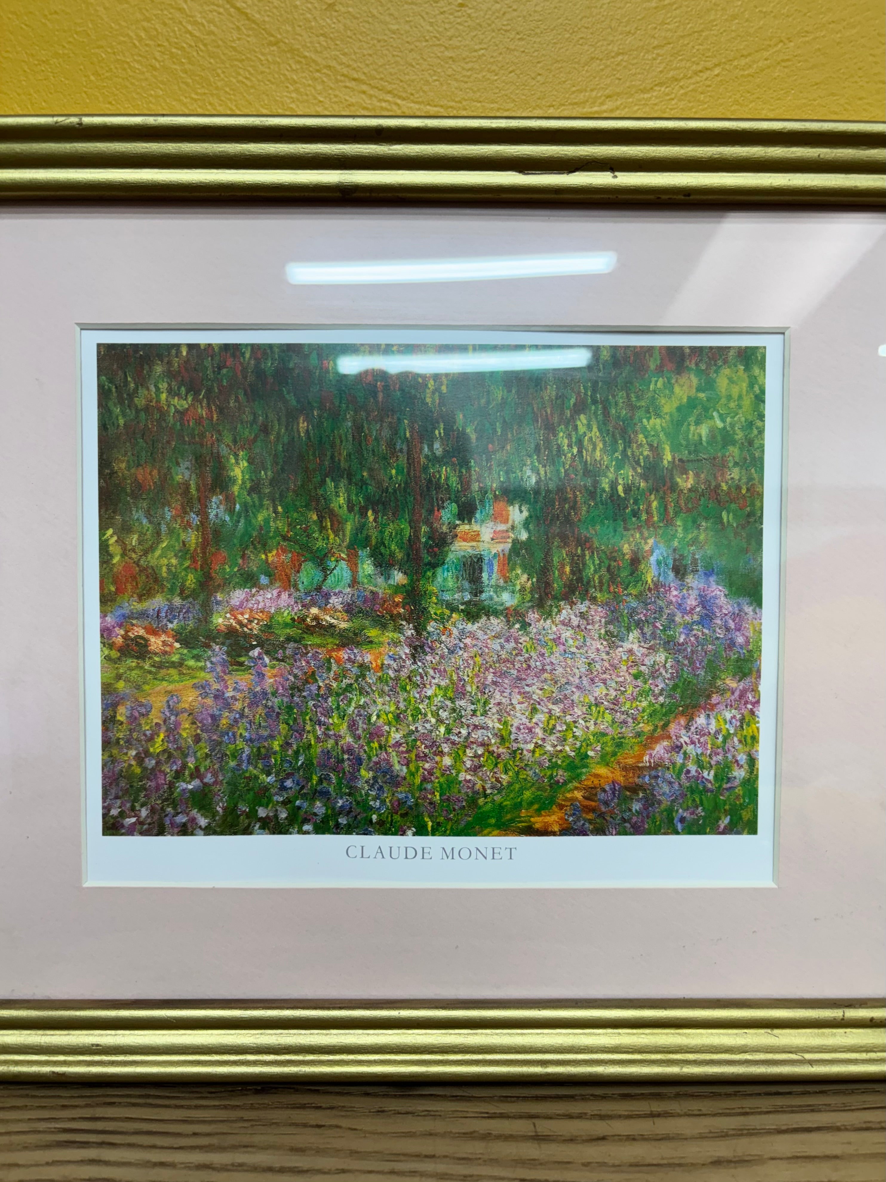 Framed "The Artist's Garden at Giverny" Print