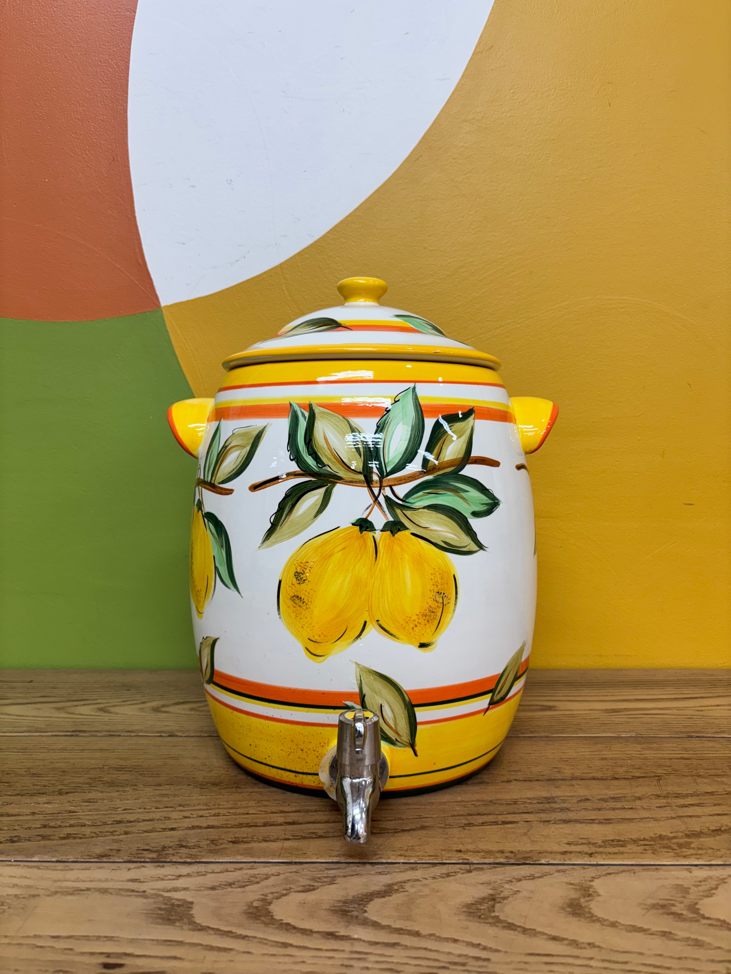 Large Lemon Beverage Dispenser