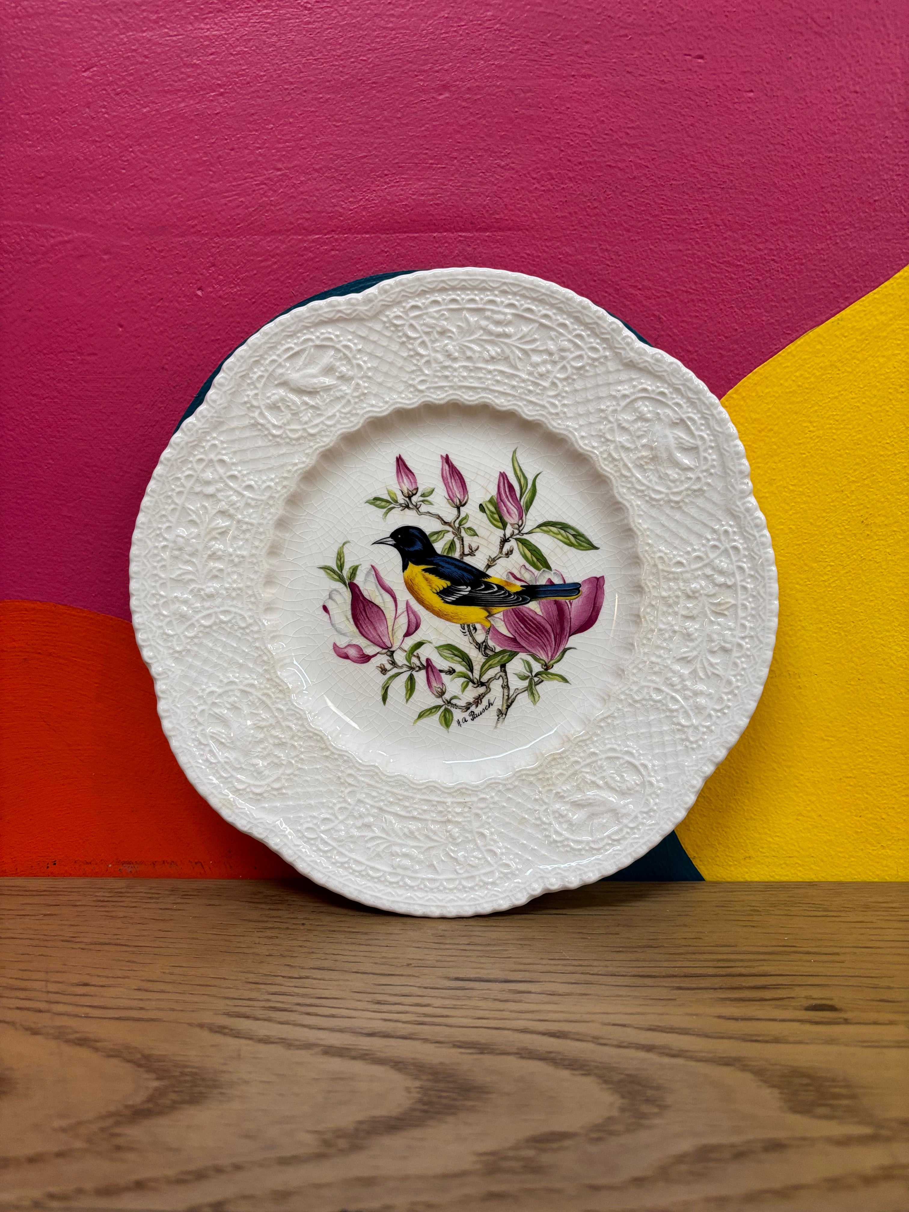 Royal Cauldon Decorative Plate - Baltimore Oriole