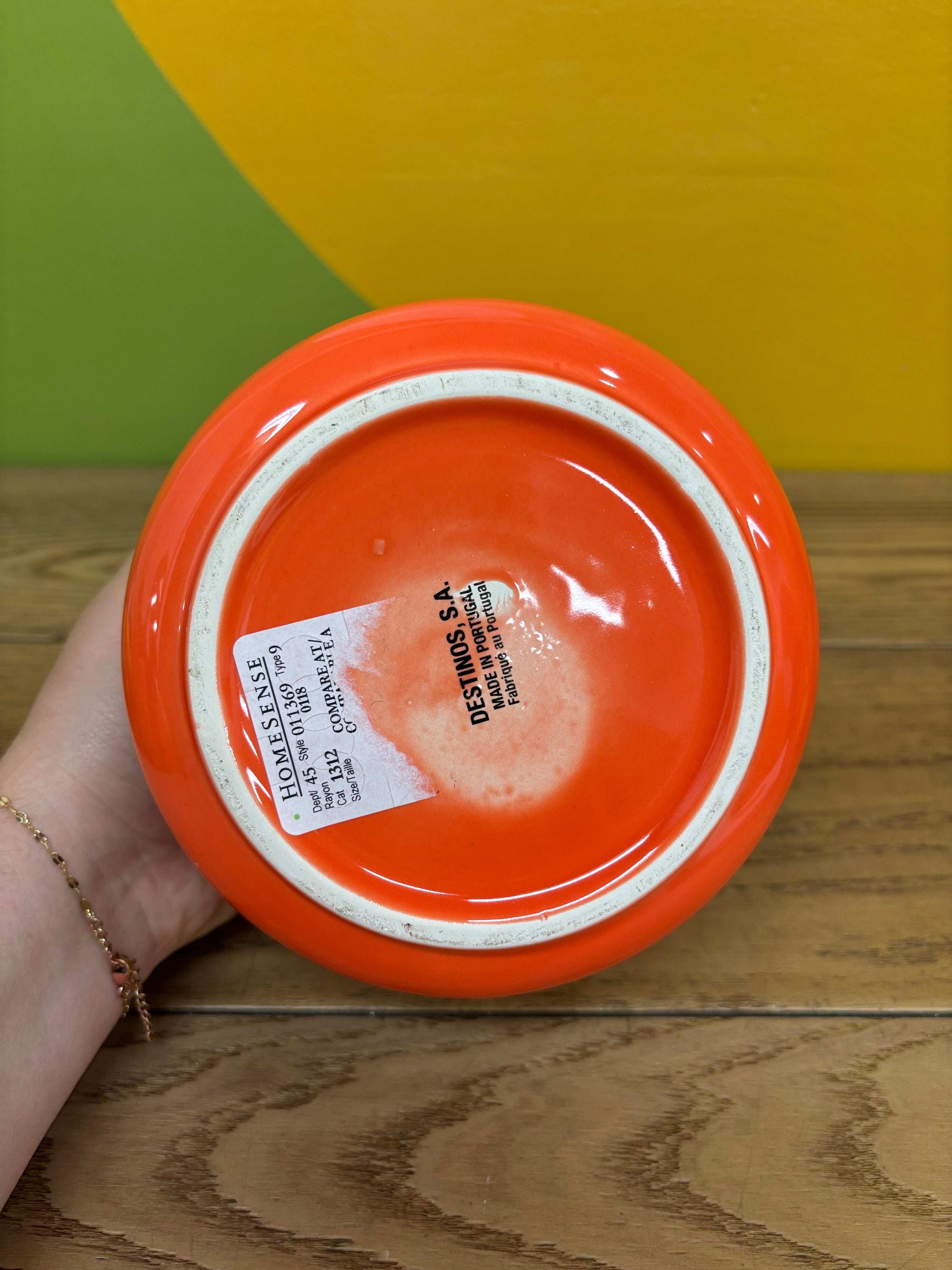 Small Orange Planter