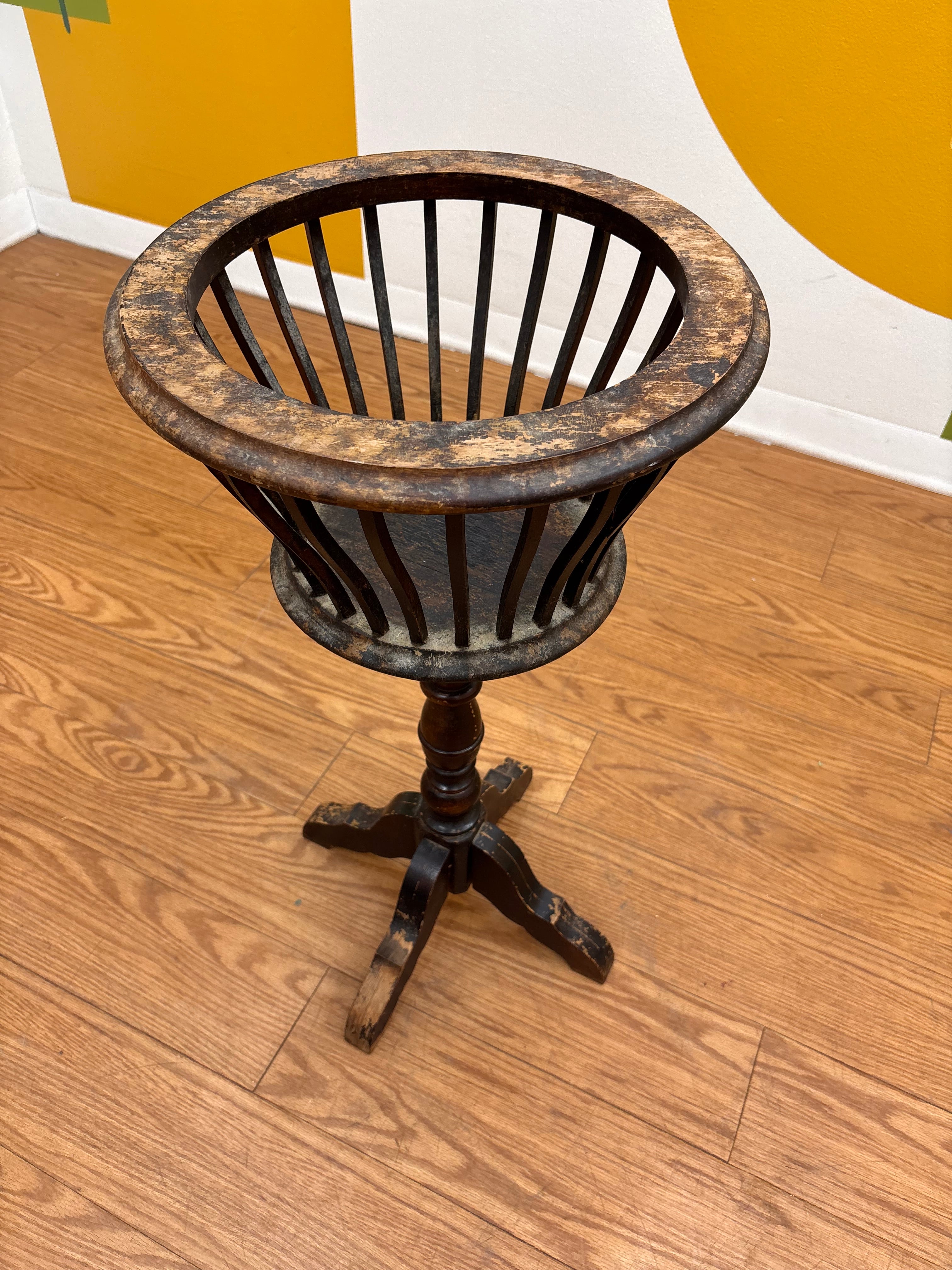 Wood Plant Stand