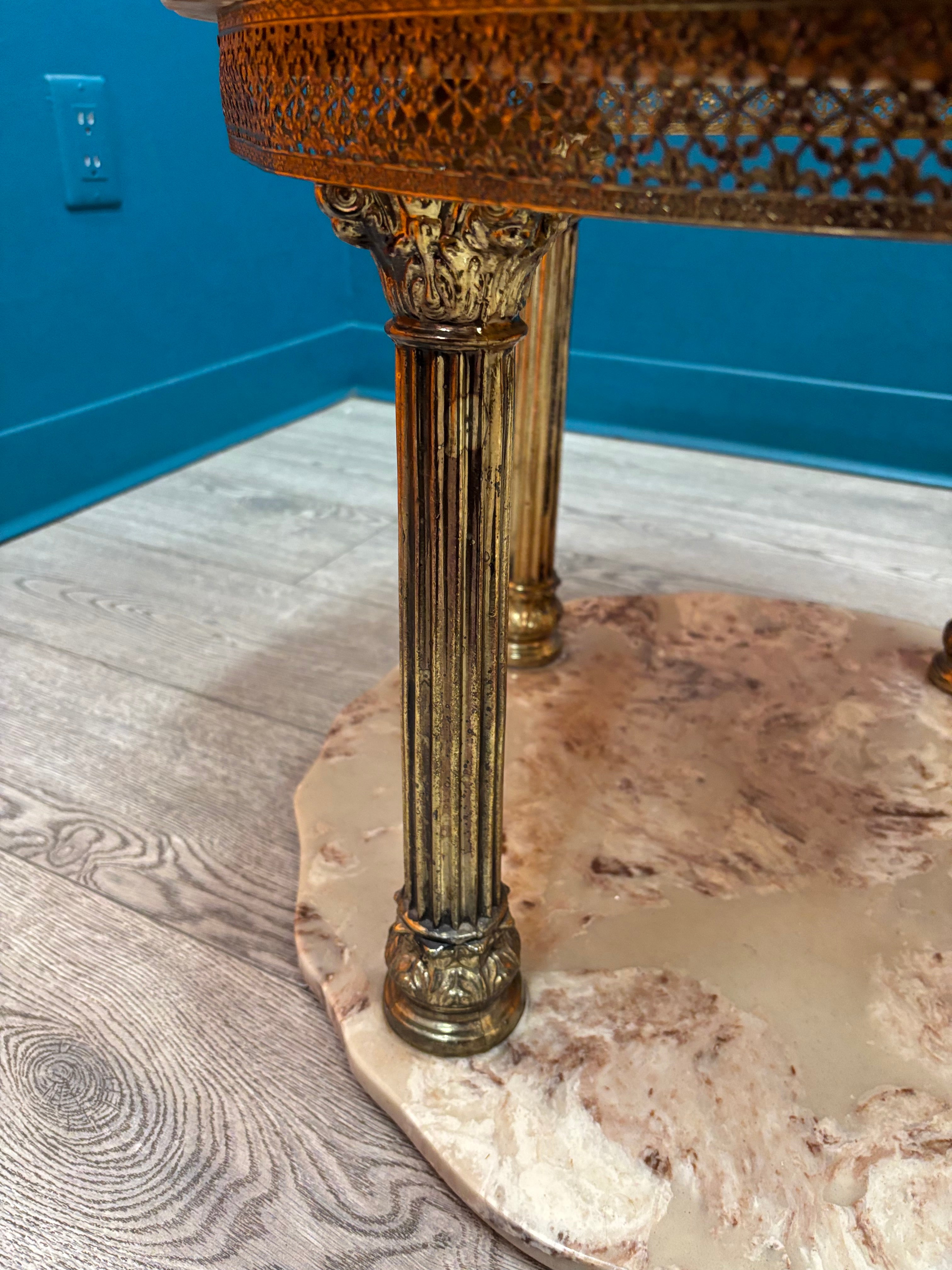 Round Marble Side Table